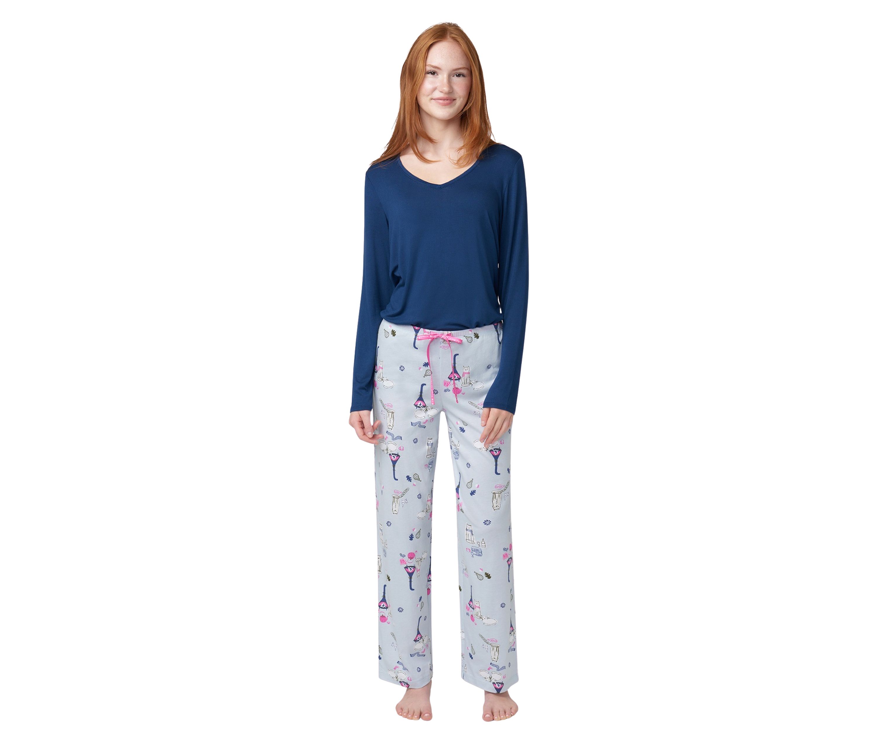 Cat Picnic Pajama Pants 