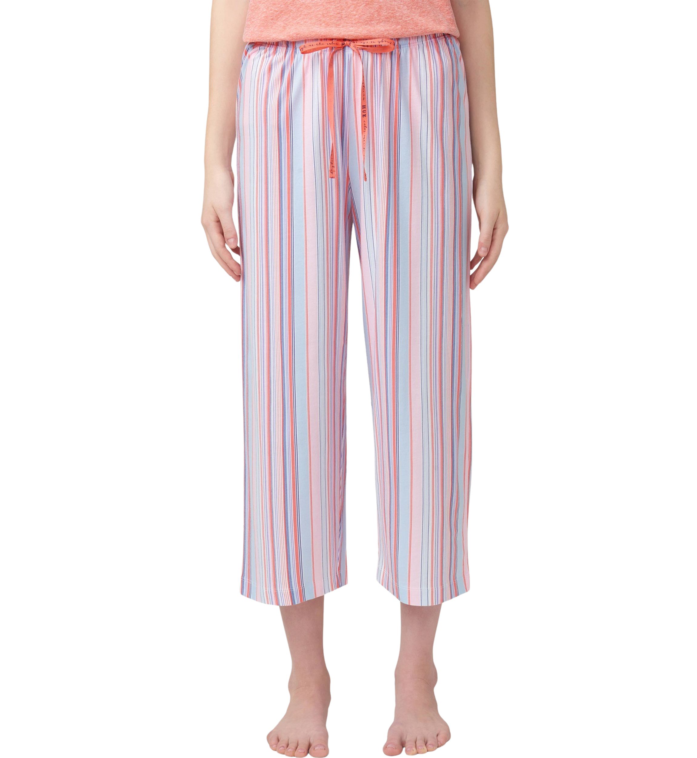 Womens Sunrise Stripe Capri Pajama Pants
