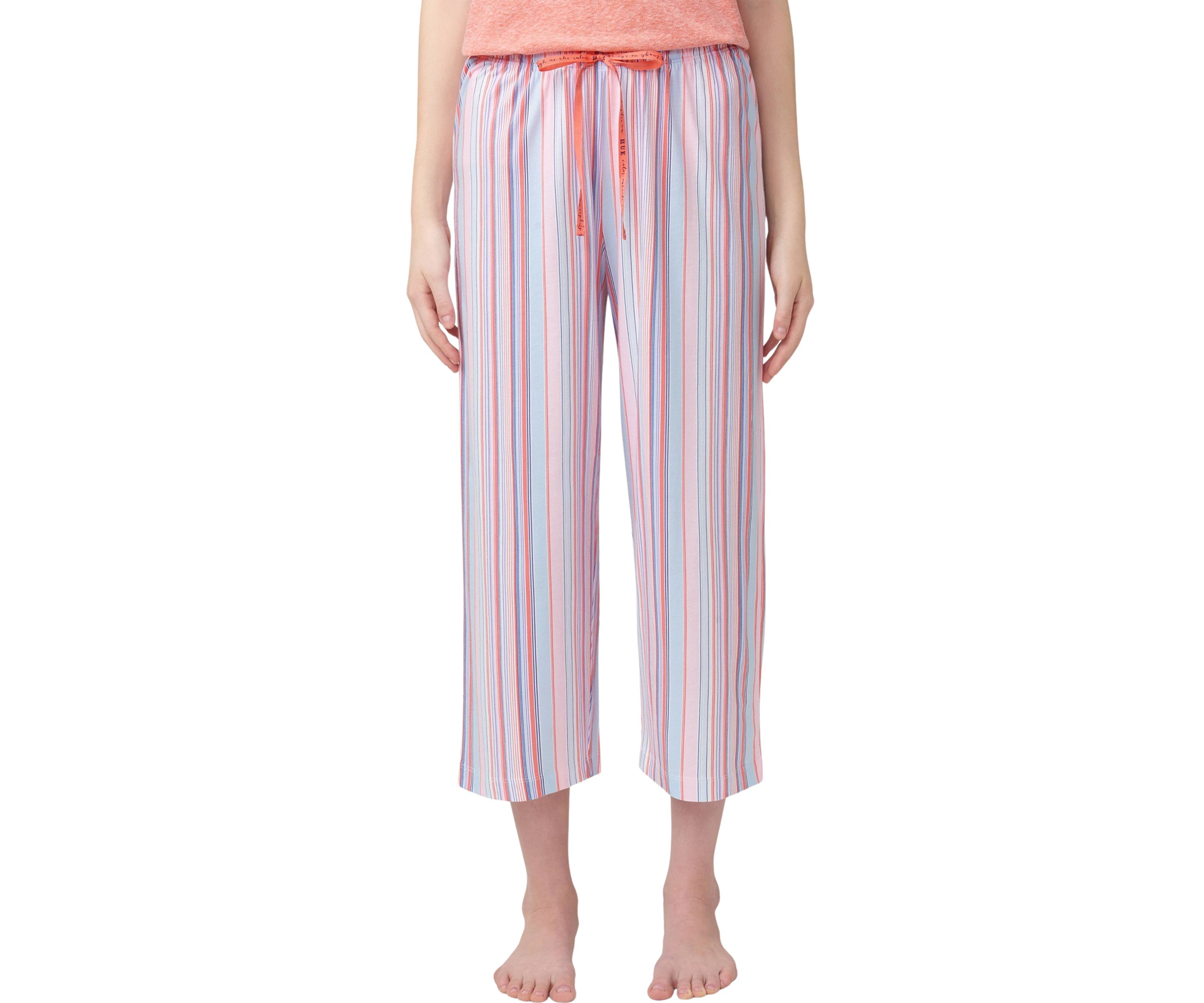 Womens Sunrise Stripe Capri Pajama Pants
