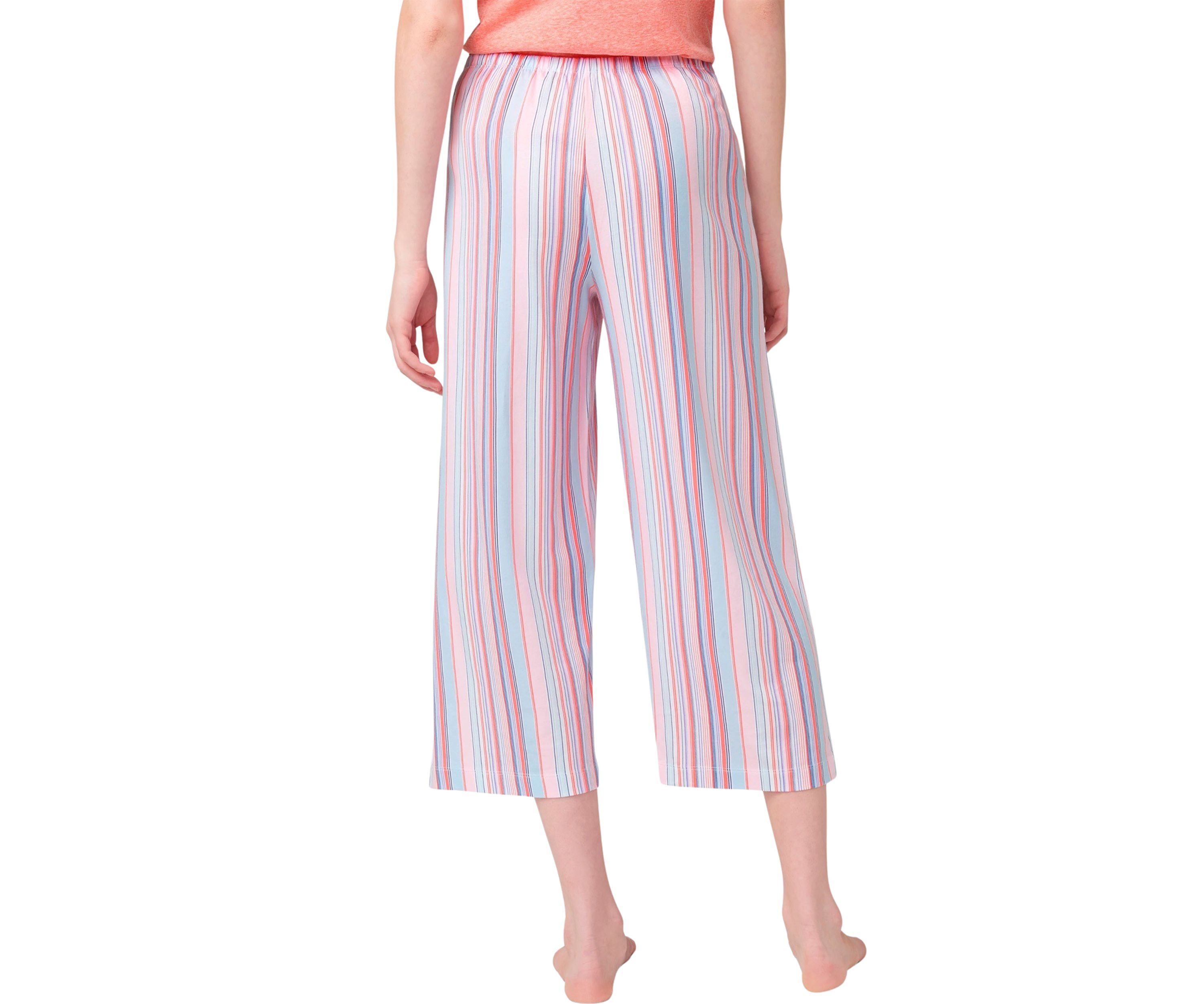 Womens Sunrise Stripe Capri Pajama Pants