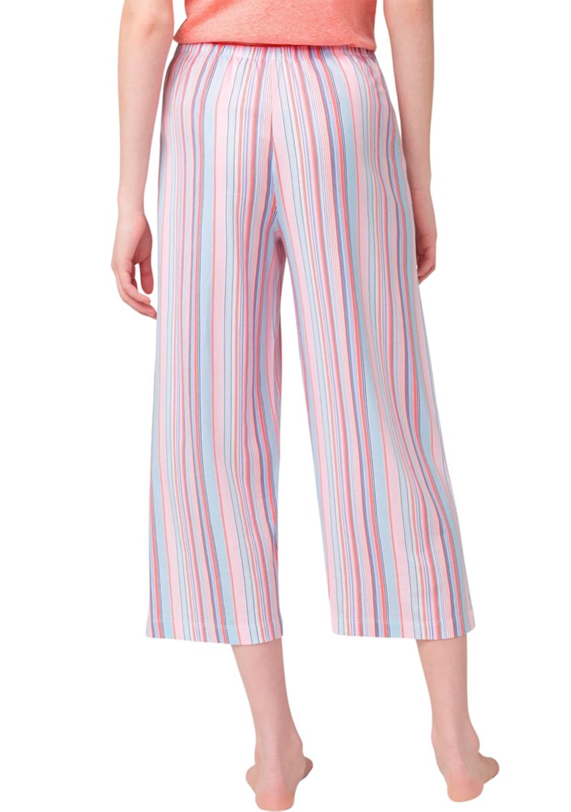 Womens Sunrise Stripe Capri Pajama Pants