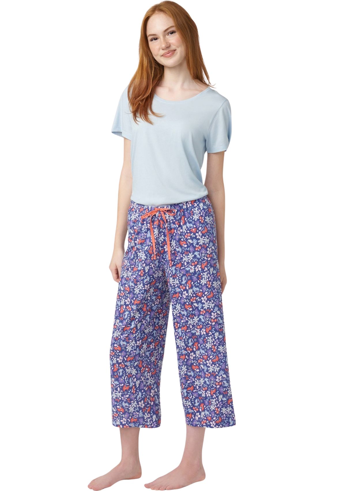 Womens Ditsy Dance Capri Pajama Pants