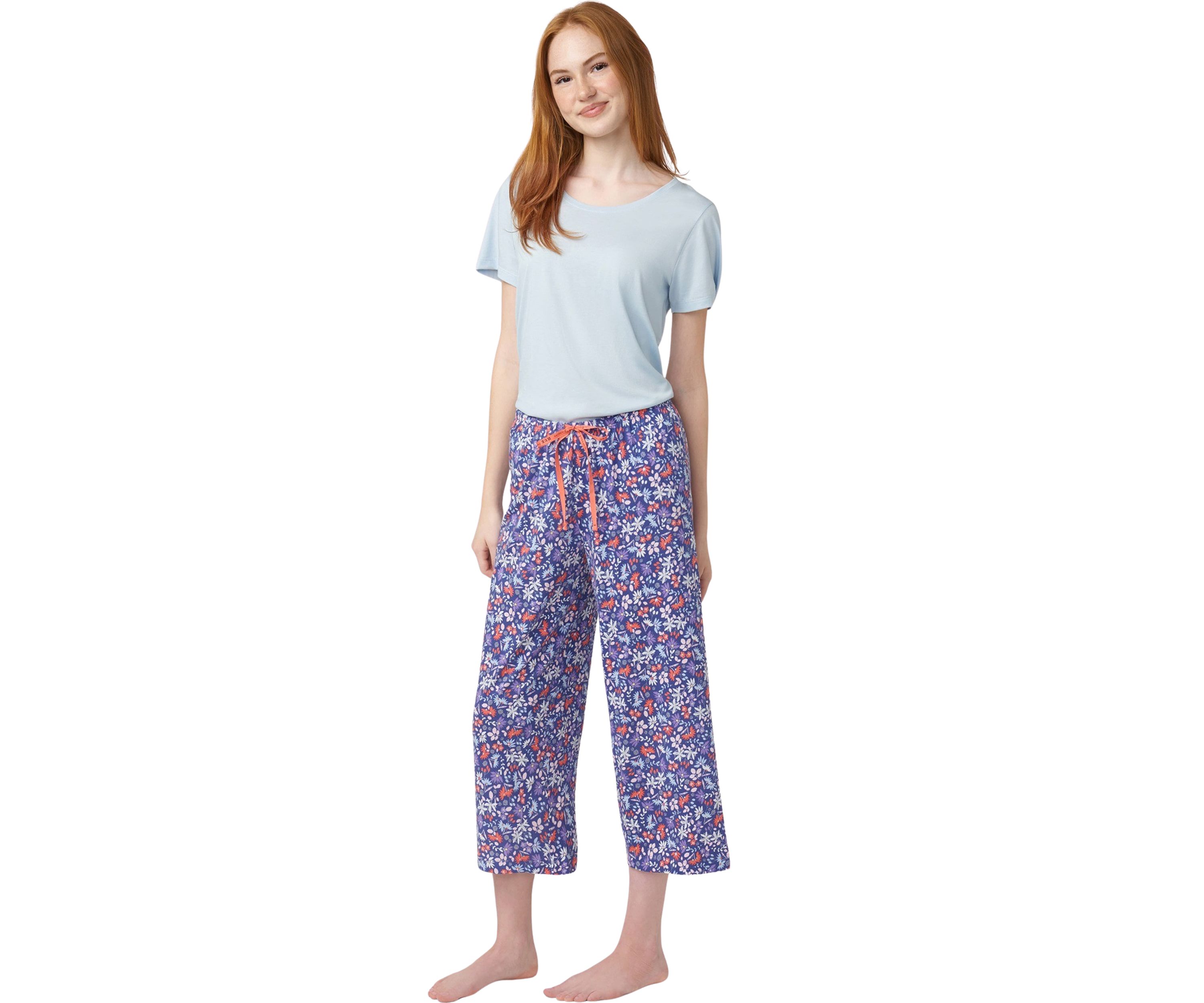 Womens Ditsy Dance Capri Pajama Pants