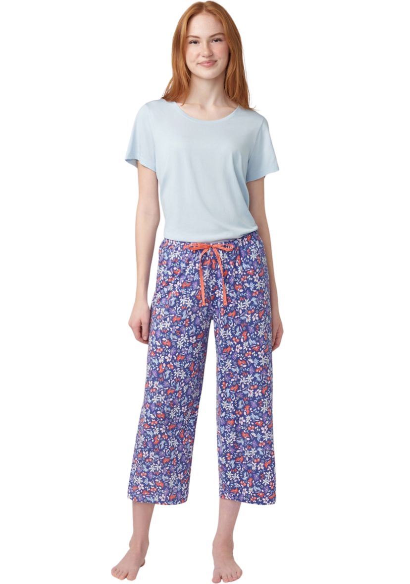 Womens Ditsy Dance Capri Pajama Pants