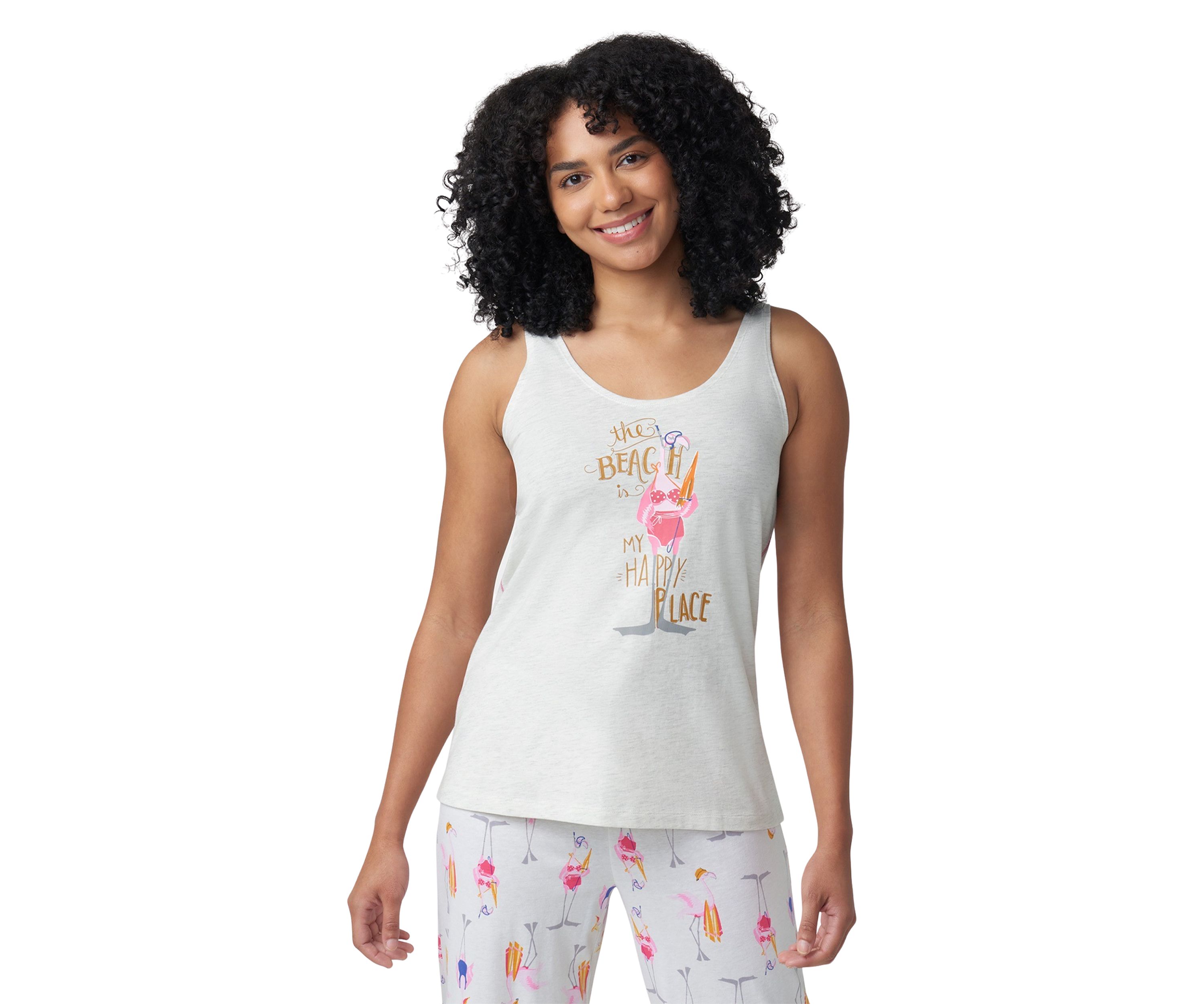 My Happy Place Pajama Tank Top