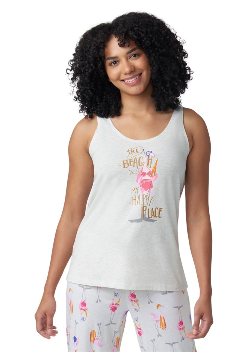 My Happy Place Pajama Tank Top