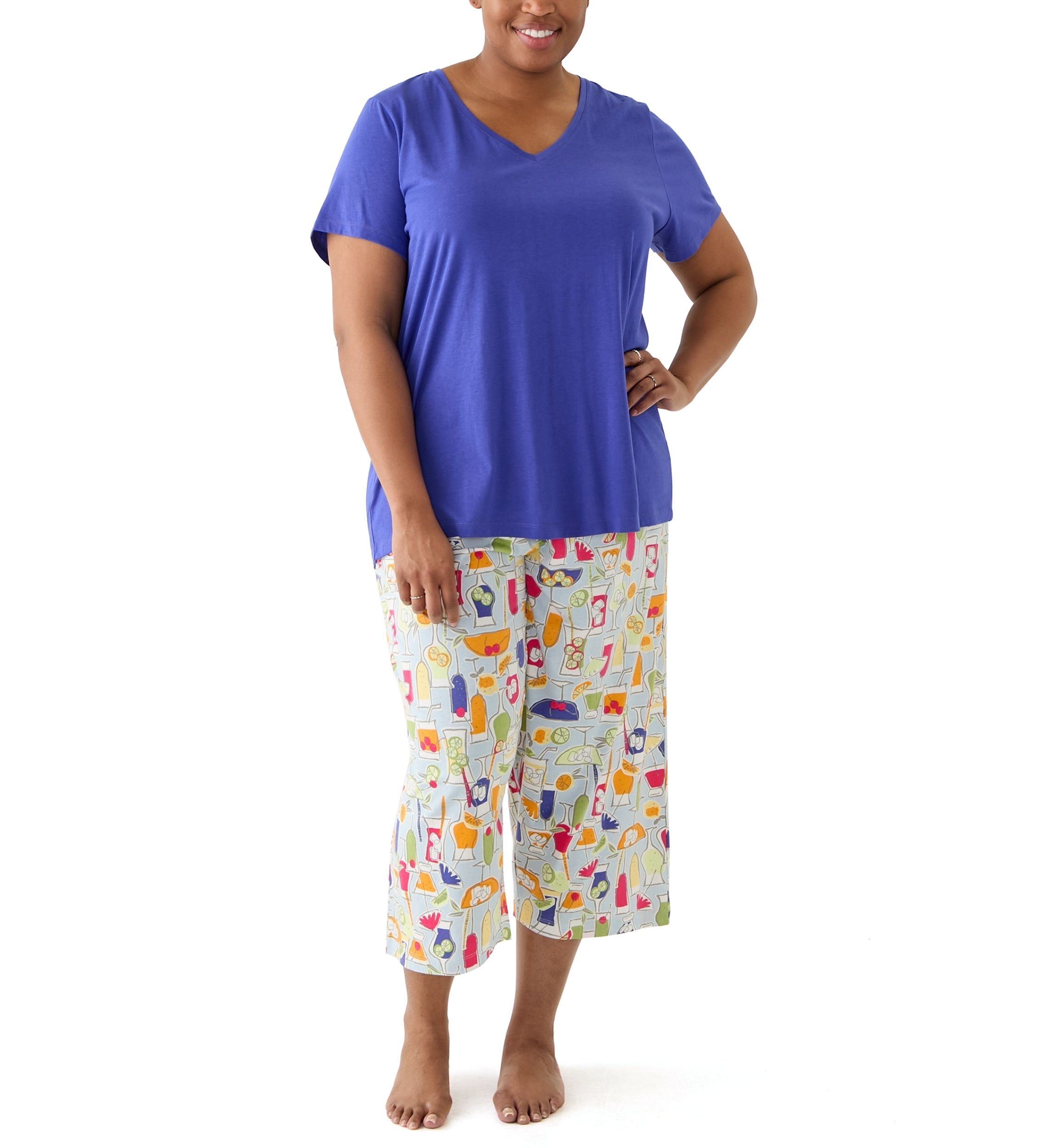 Plus Size V-Neck T-Shirt