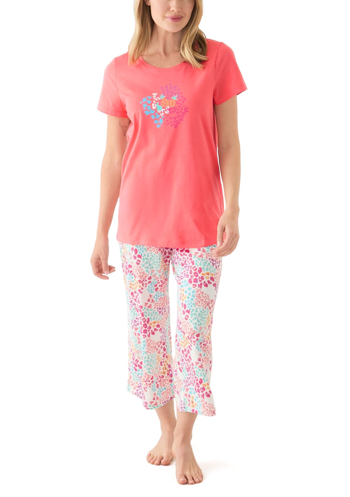 Cotton Knit Pajama Set