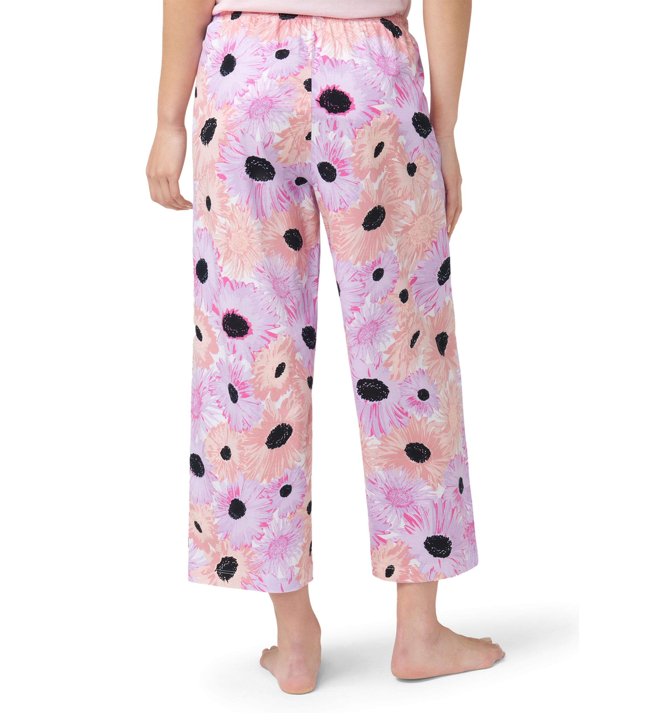 Daisy Delight Printed Capri Pajama Pants