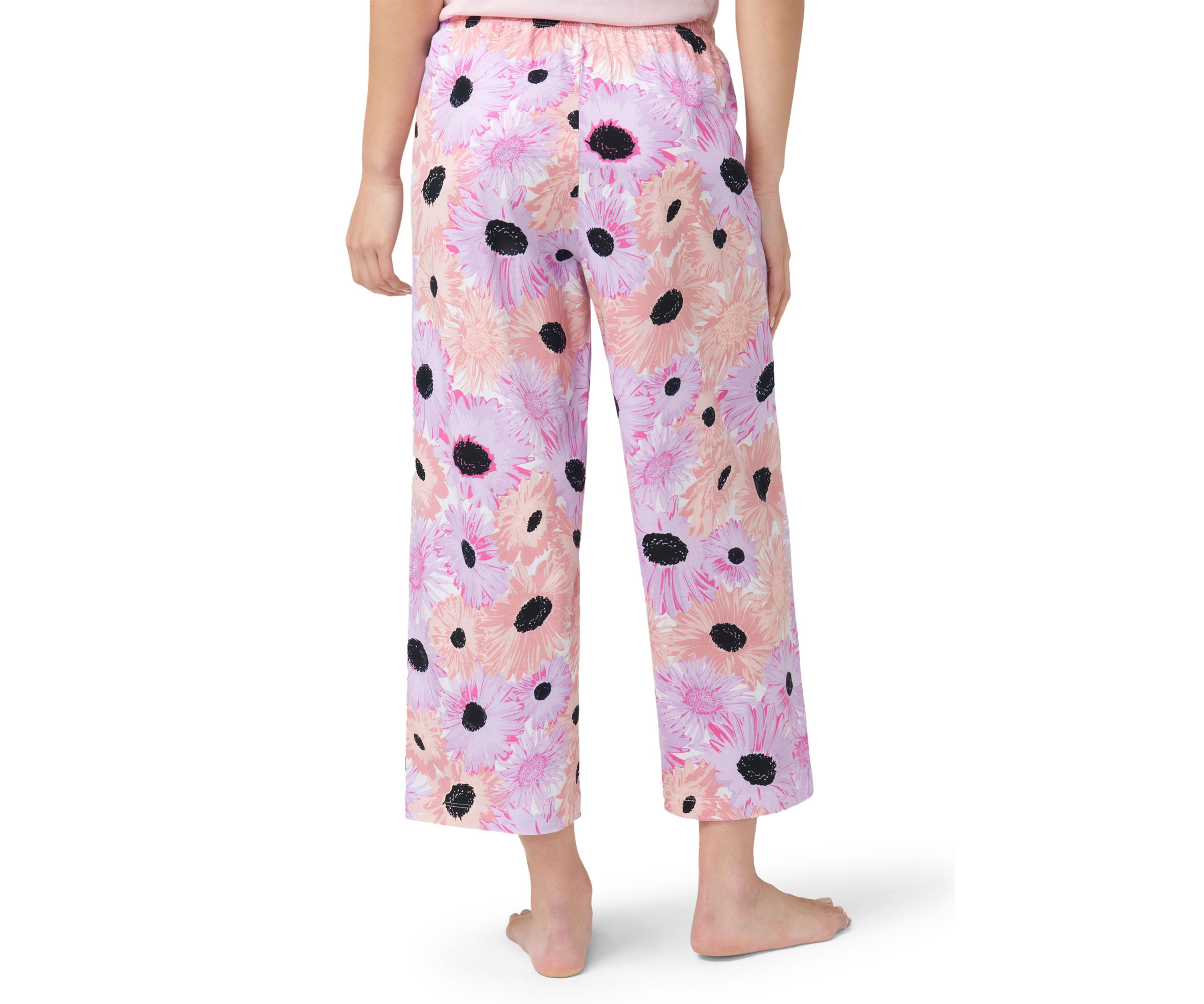 Daisy Delight Printed Capri Pajama Pants