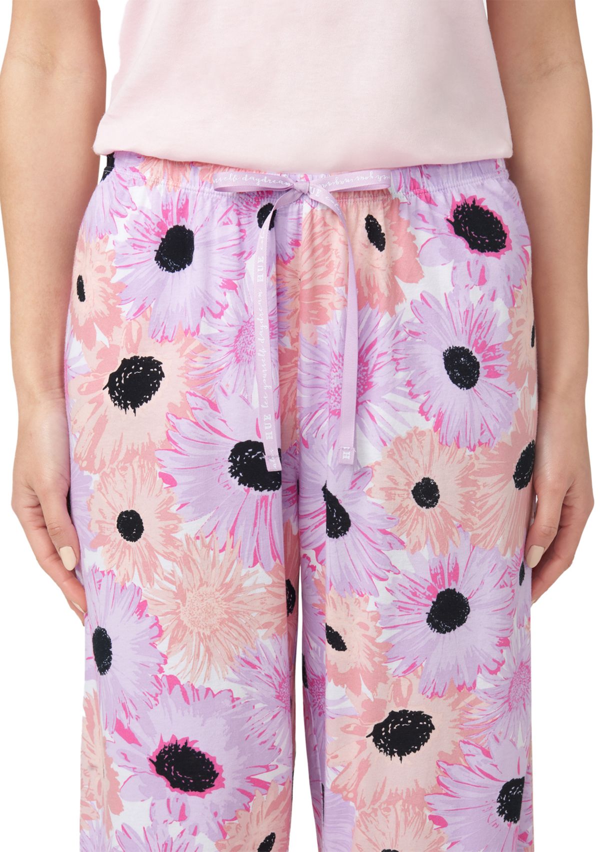 Daisy Delight Printed Capri Pajama Pants