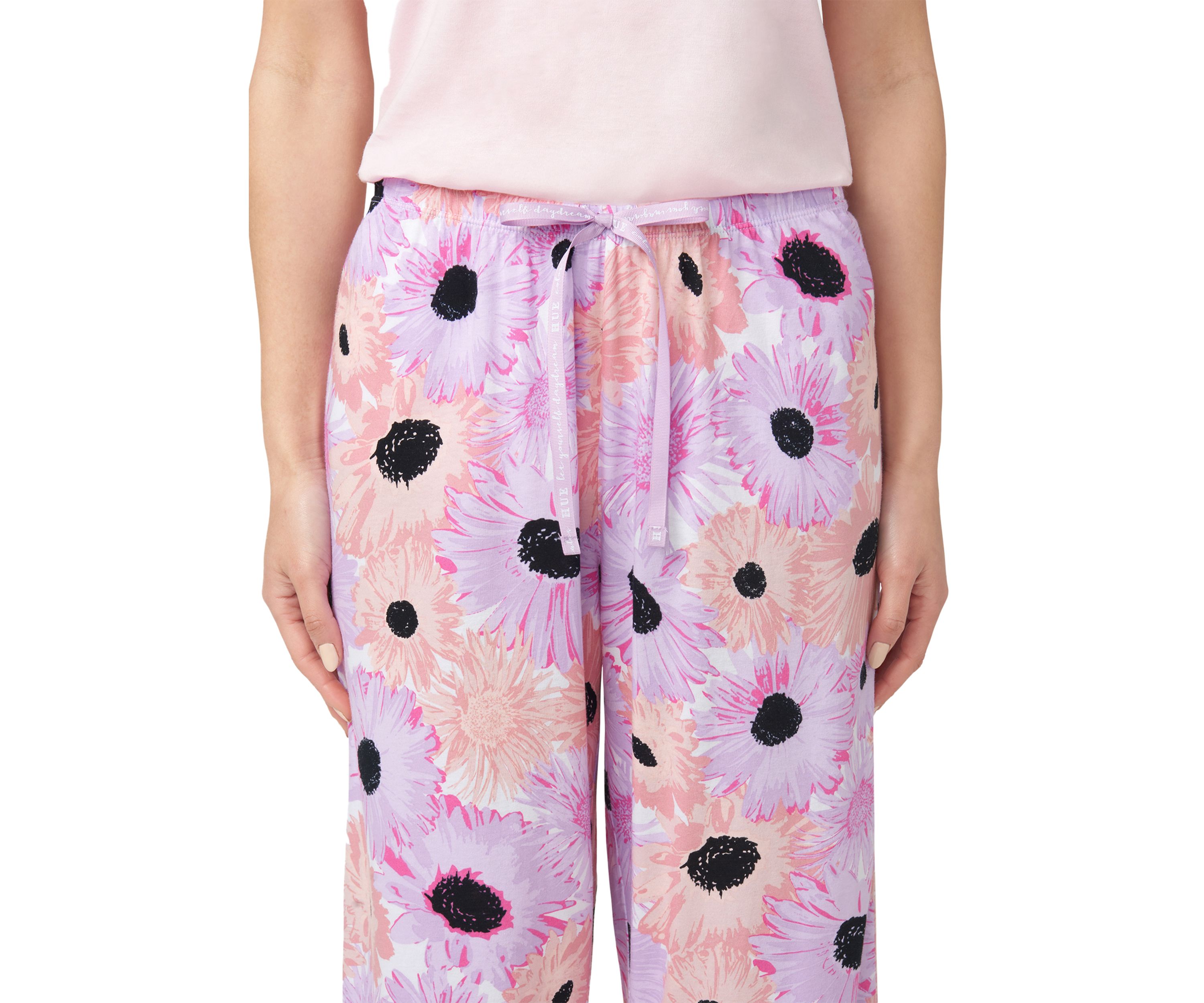 Daisy Delight Printed Capri Pajama Pants
