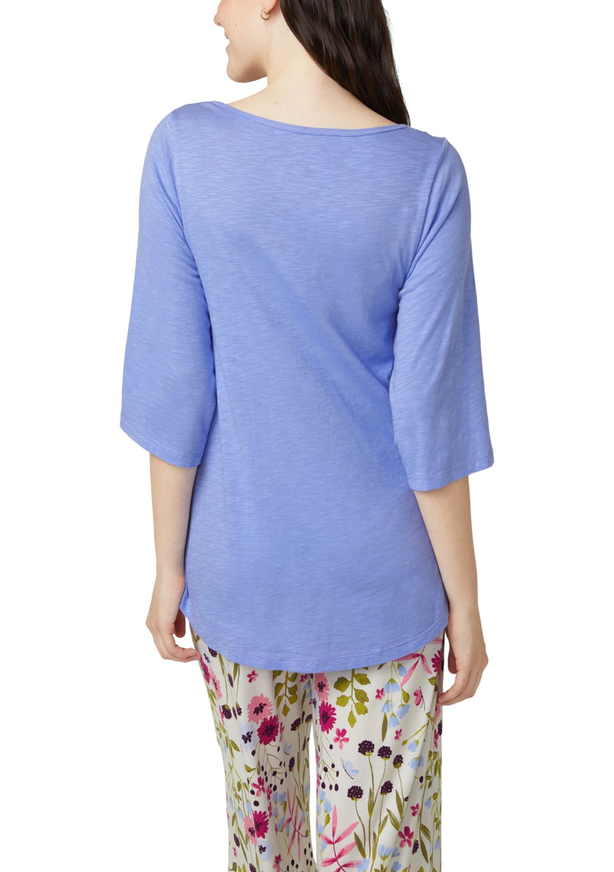 Shirred Bell Sleeve PJ Tee