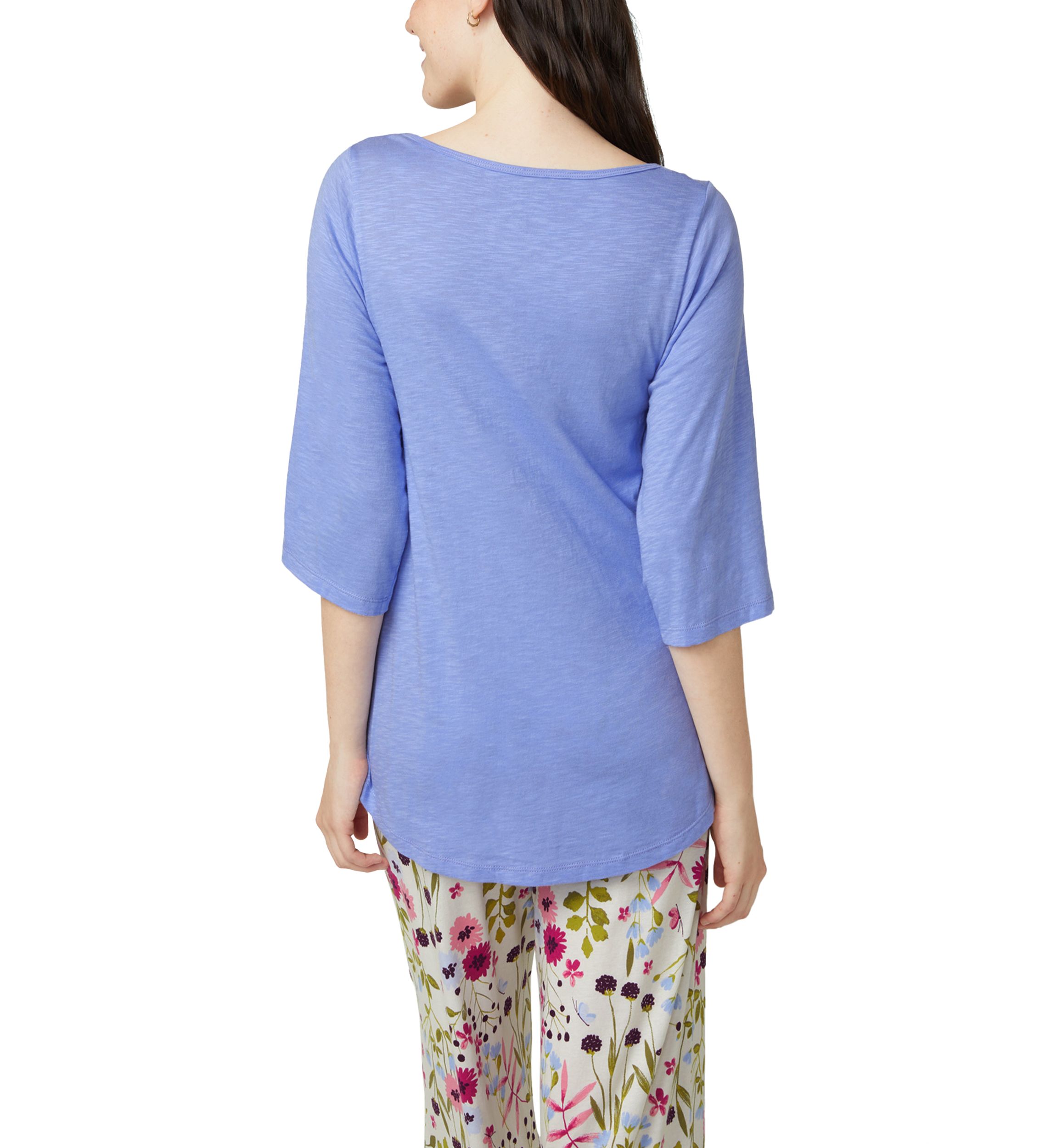 Shirred Bell Sleeve PJ Tee