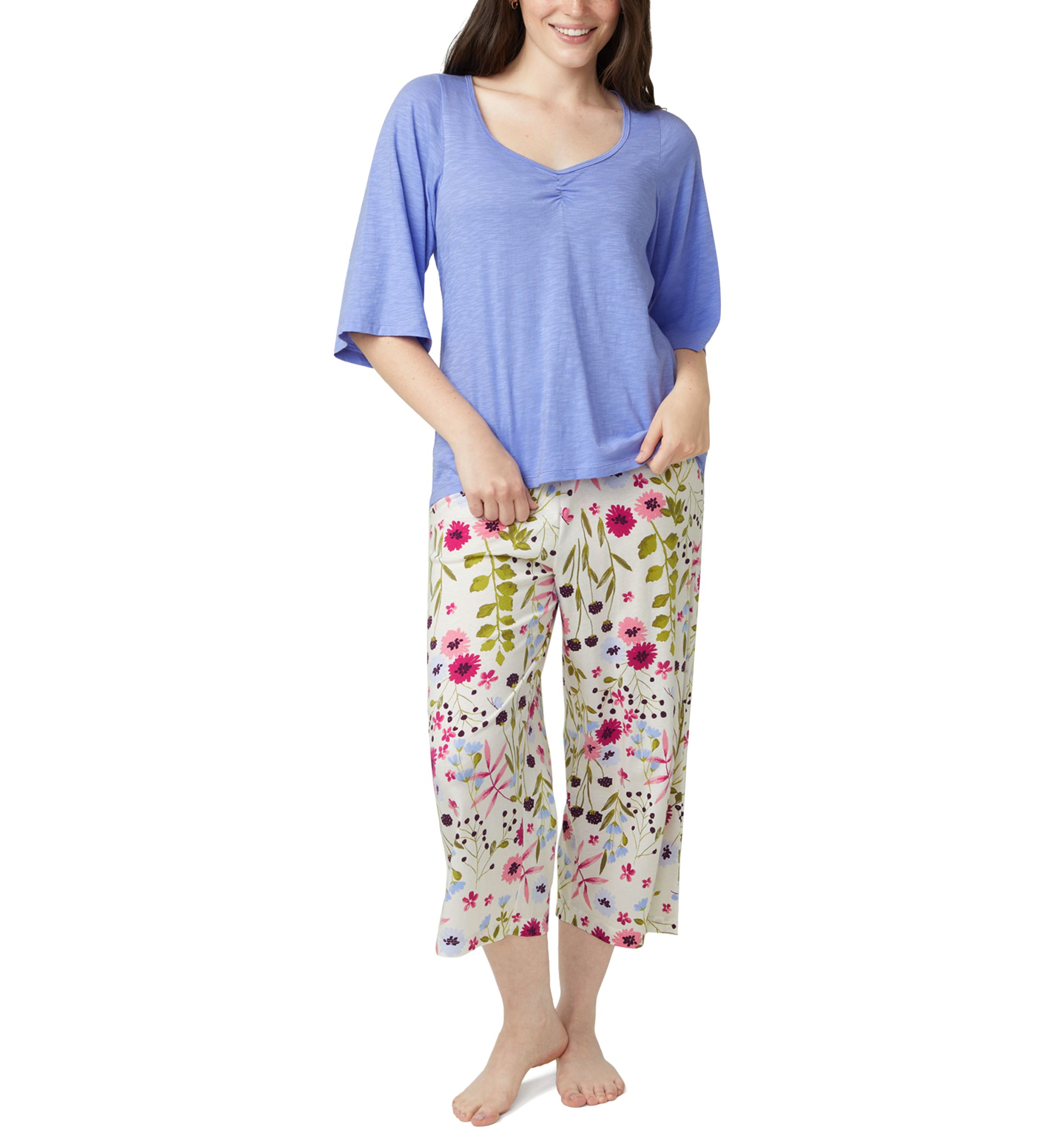 Shirred Bell Sleeve PJ Tee