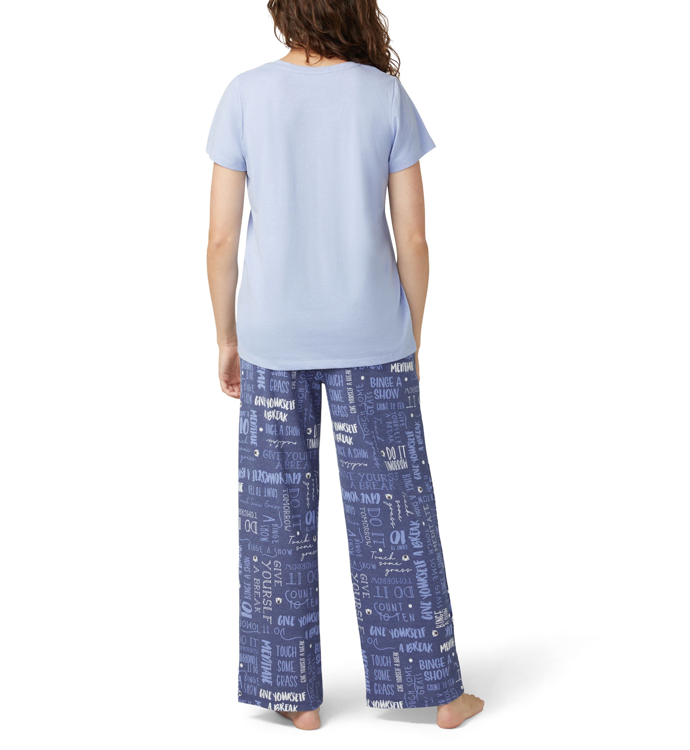 Womens 2-Piece Pajama Set