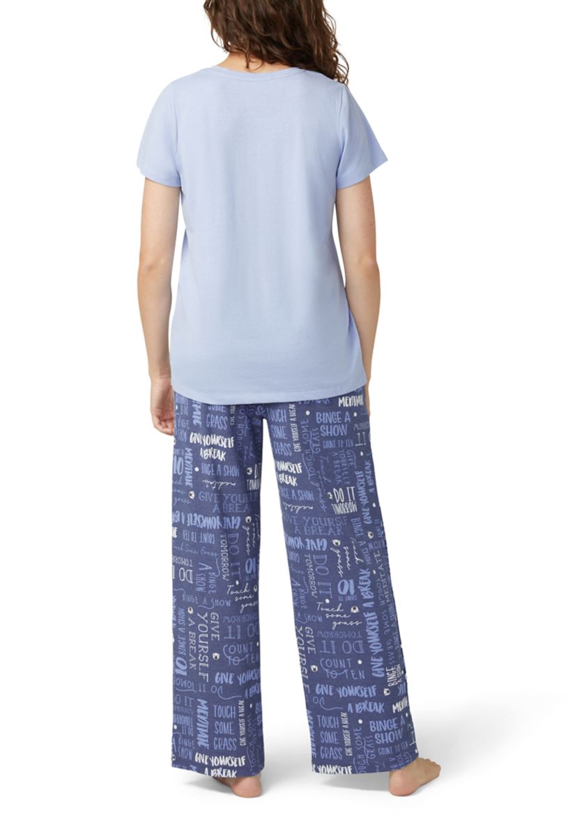 Womens 2-Piece Pajama Set