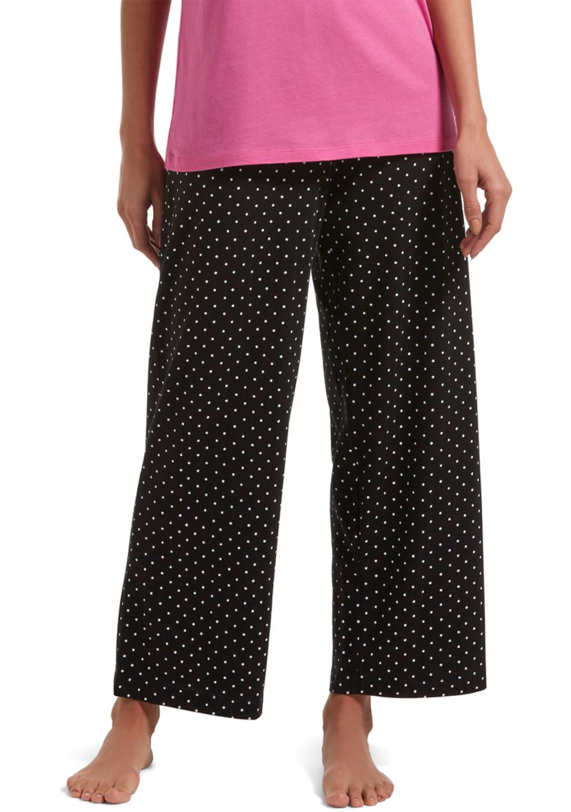  Womens Sleepwell Printed Knit Pajama Pants Made with Temperature Regulating Technology