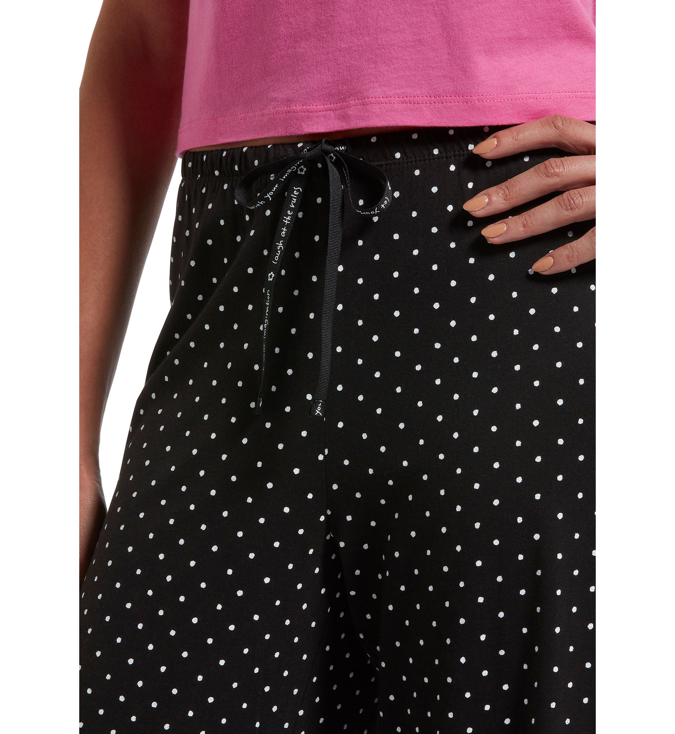  Womens Sleepwell Printed Knit Pajama Pants Made with Temperature Regulating Technology