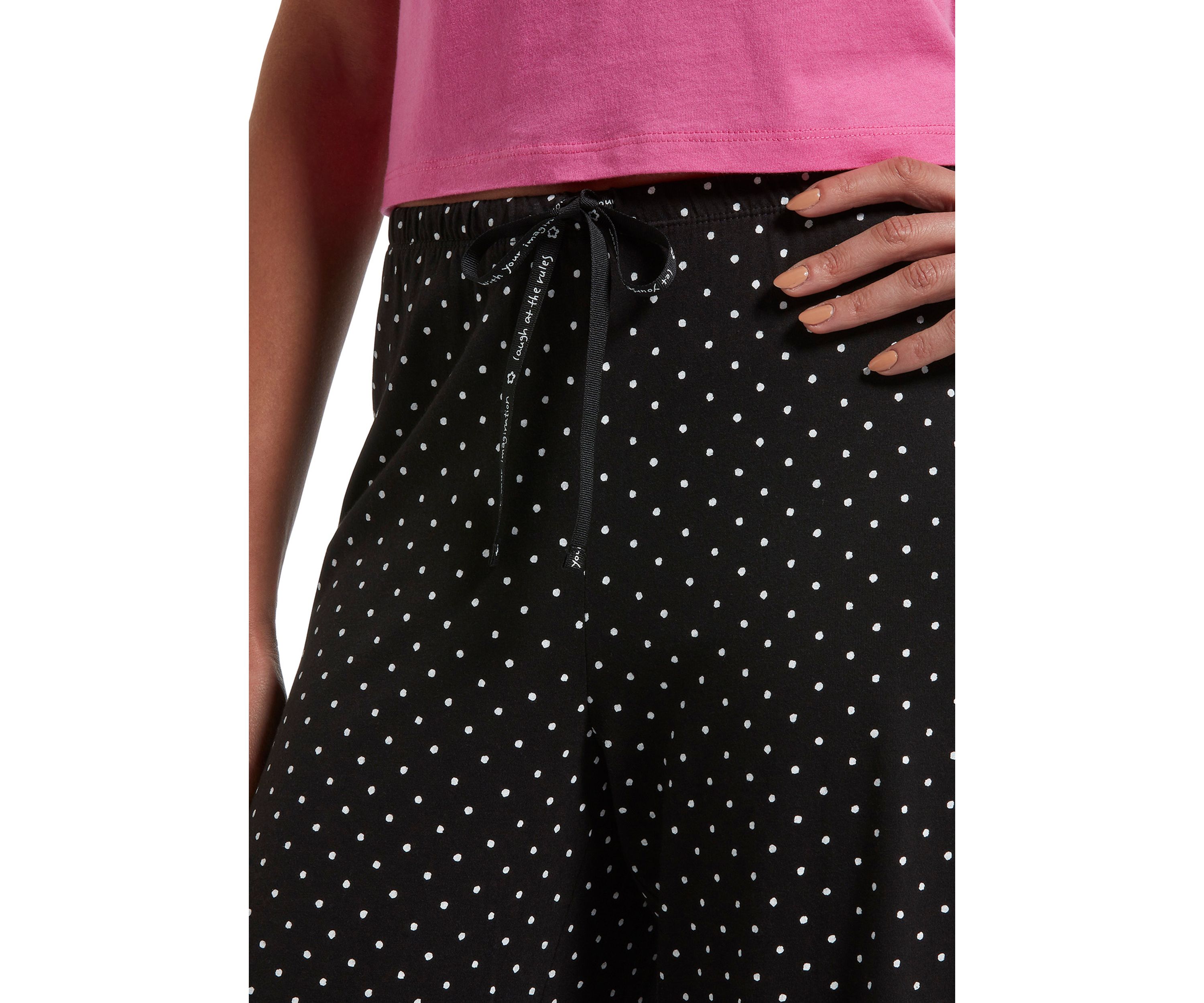  Womens Sleepwell Printed Knit Pajama Pants Made with Temperature Regulating Technology