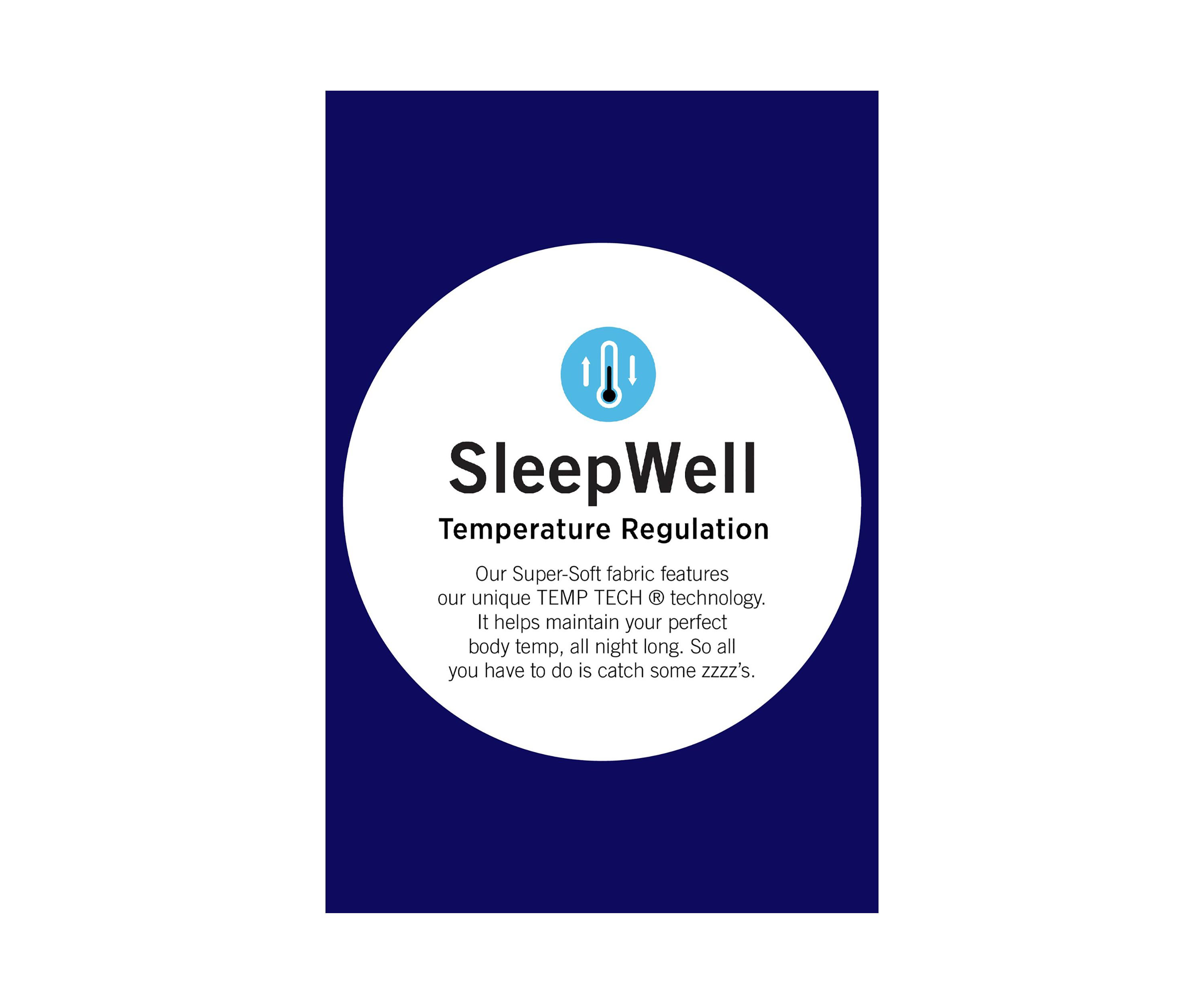  Womens Sleepwell Printed Knit Pajama Pants Made with Temperature Regulating Technology