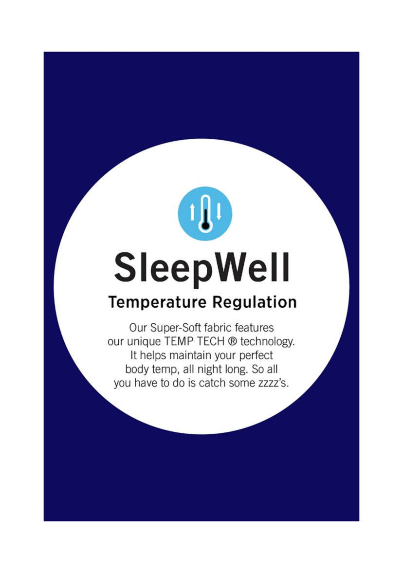  Womens Sleepwell Printed Knit Pajama Pants Made with Temperature Regulating Technology