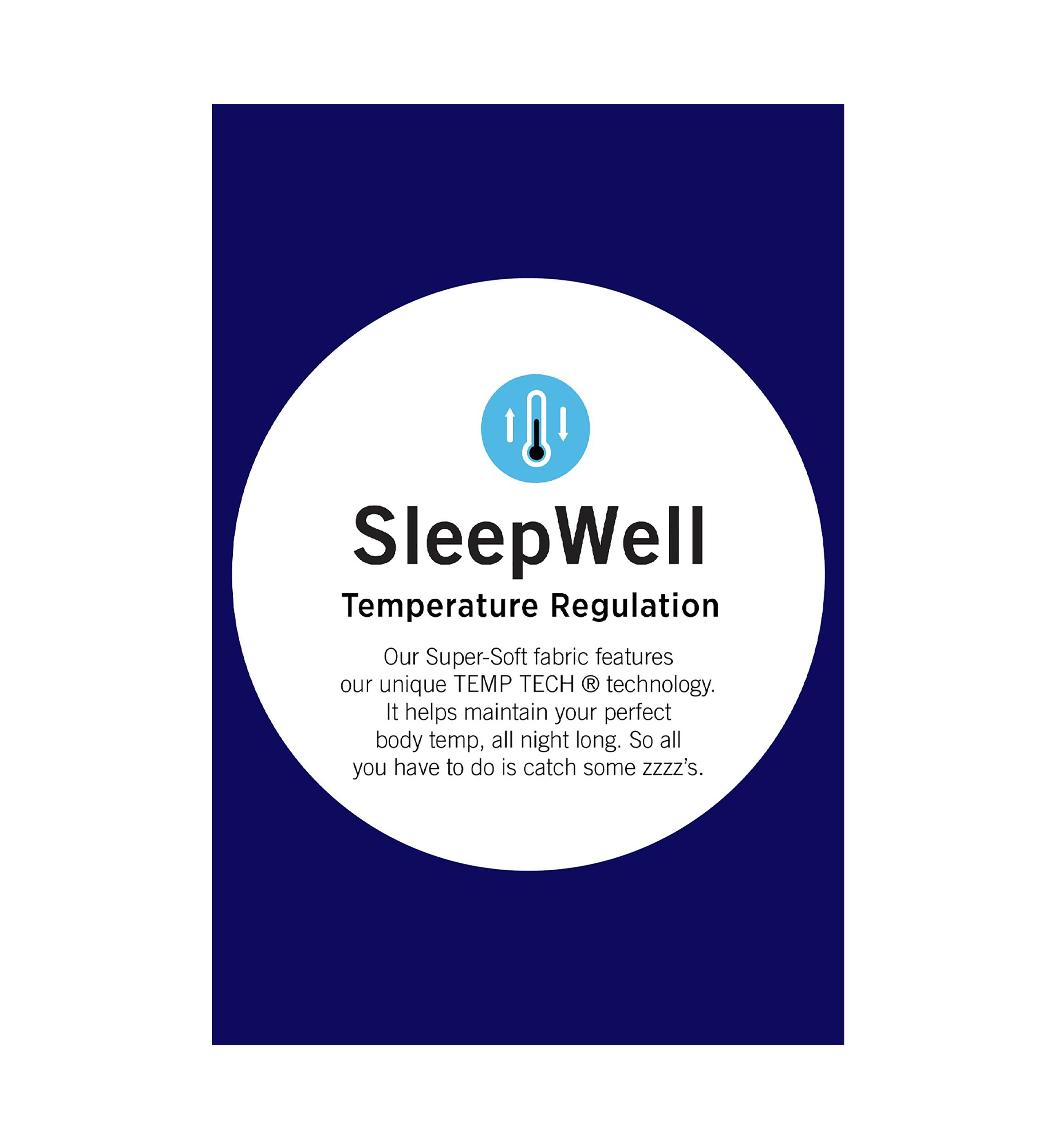   Womens Sleepwell Printed Knit Capri Pajama Pants Made with Temperature Regulating Technology