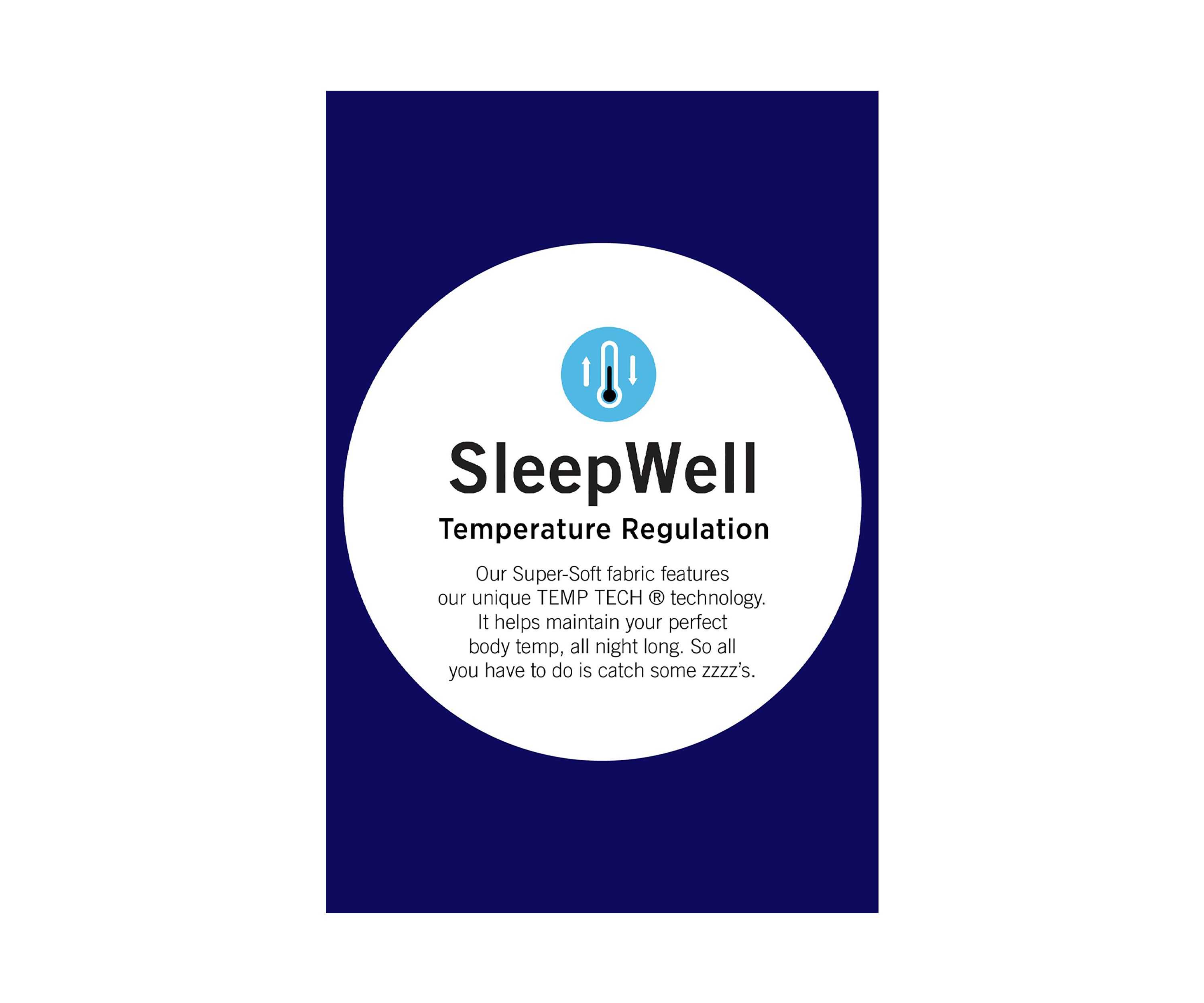   Womens Sleepwell Printed Knit Capri Pajama Pants Made with Temperature Regulating Technology