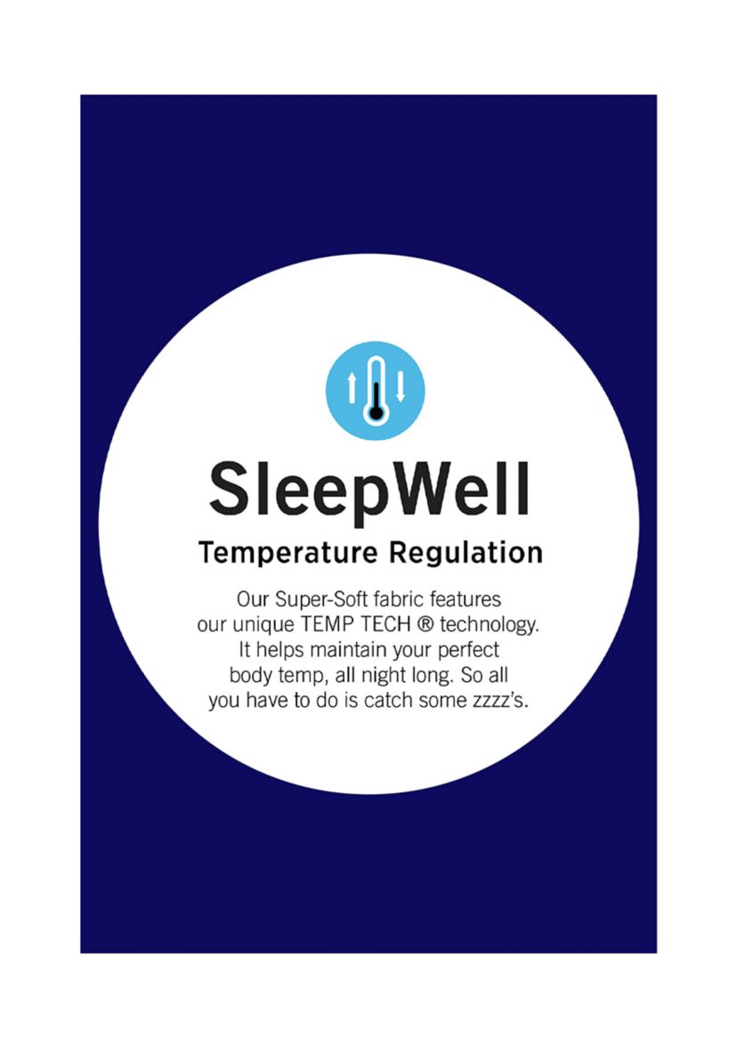   Womens Sleepwell Printed Knit Capri Pajama Pants Made with Temperature Regulating Technology