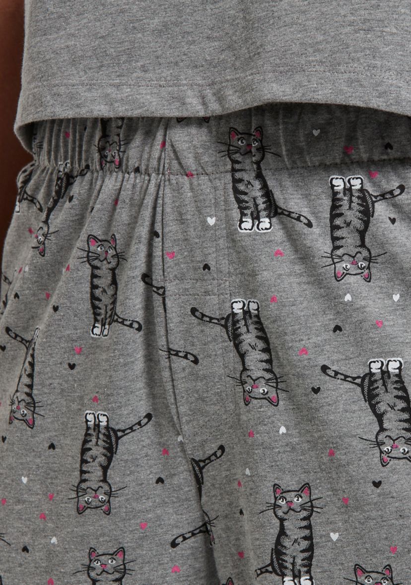 Womens Sleepwell Printed Knit Capri Pajama Pants Made with Temperature Regulating Technology 