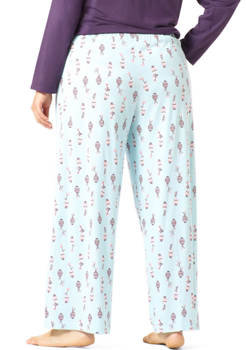 Plus Size Flower Vase Classic PJ Pants