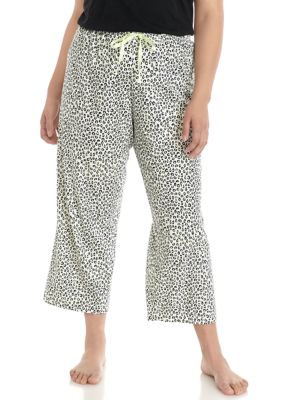 womens leopard pajama pants