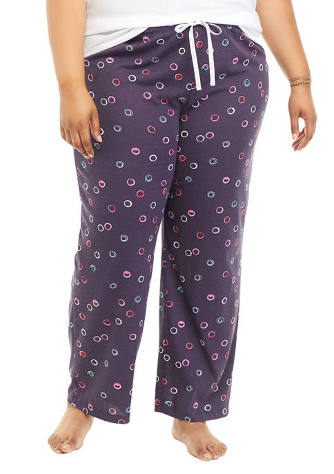 HUE® Plus Size Angel Halo Modern Classic Pajama