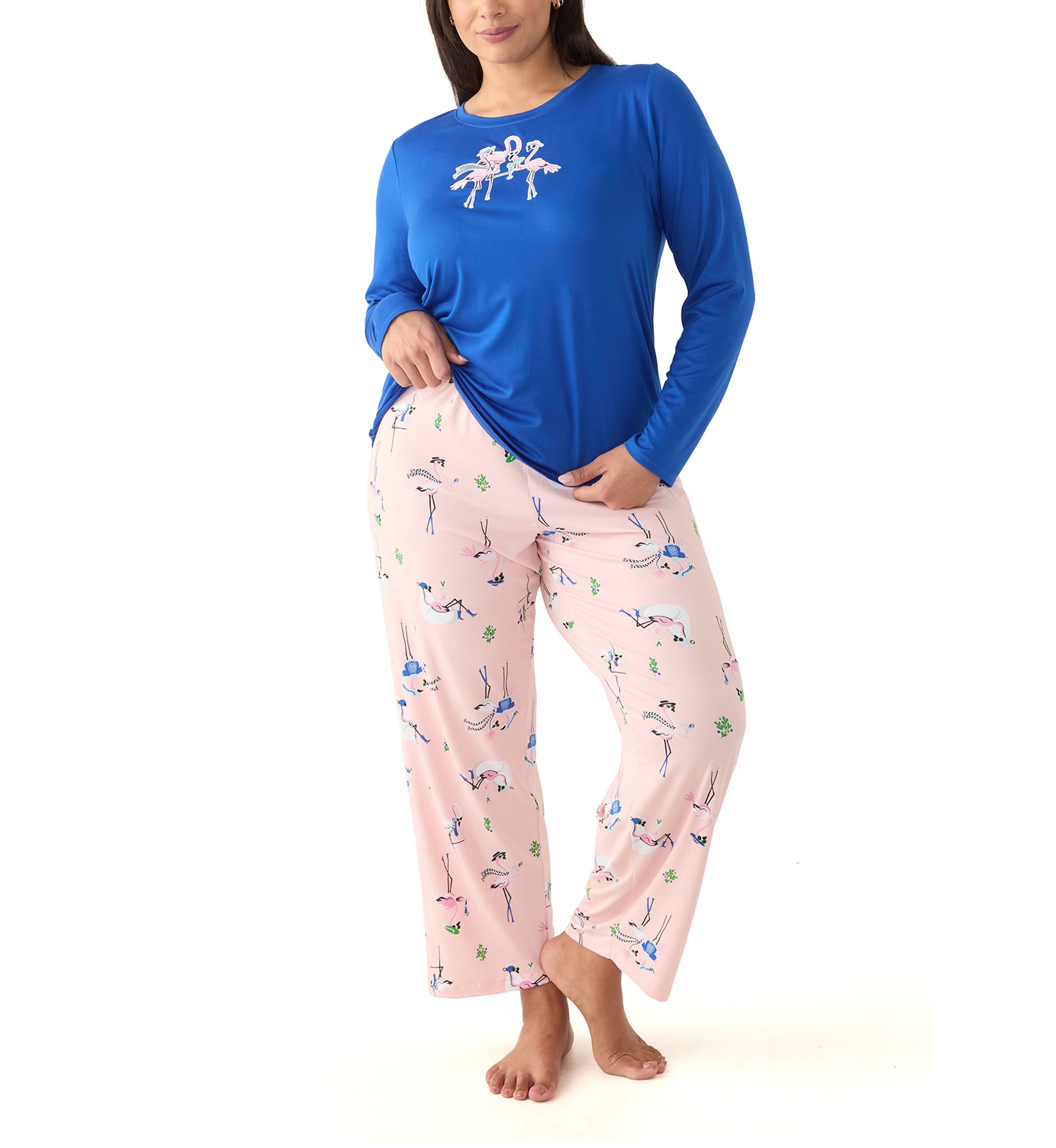 Plus Size Timeless Soft Jersey Pajama Set