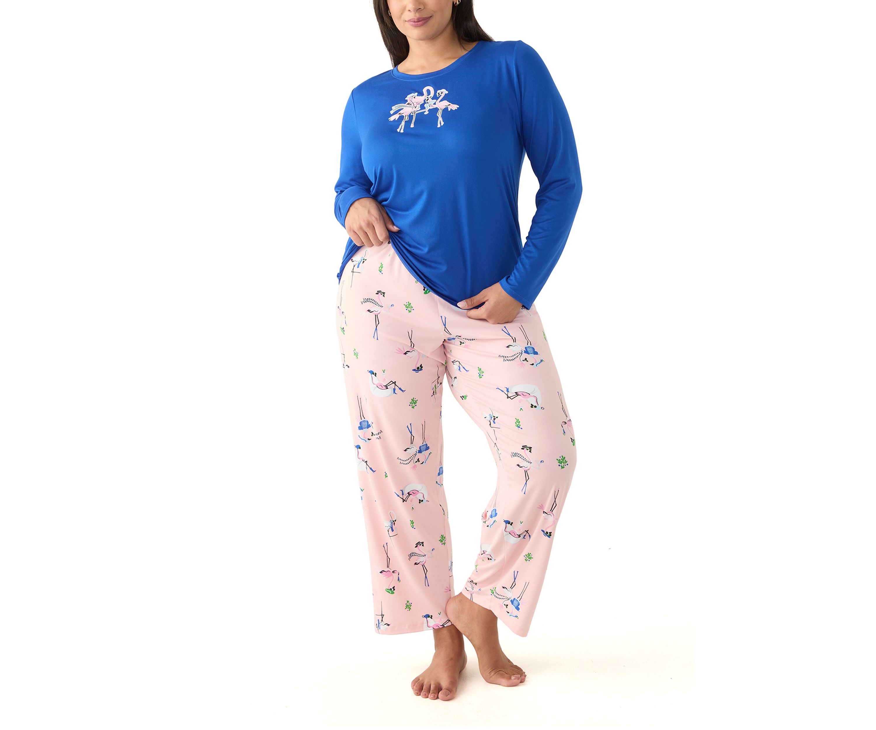 Plus Size Timeless Soft Jersey Pajama Set