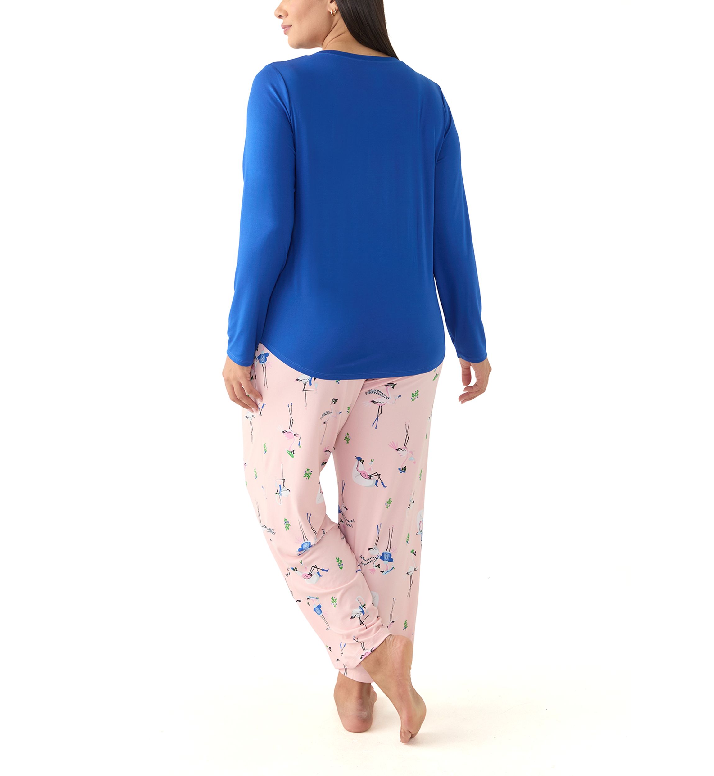 Plus Size Timeless Soft Jersey Pajama Set