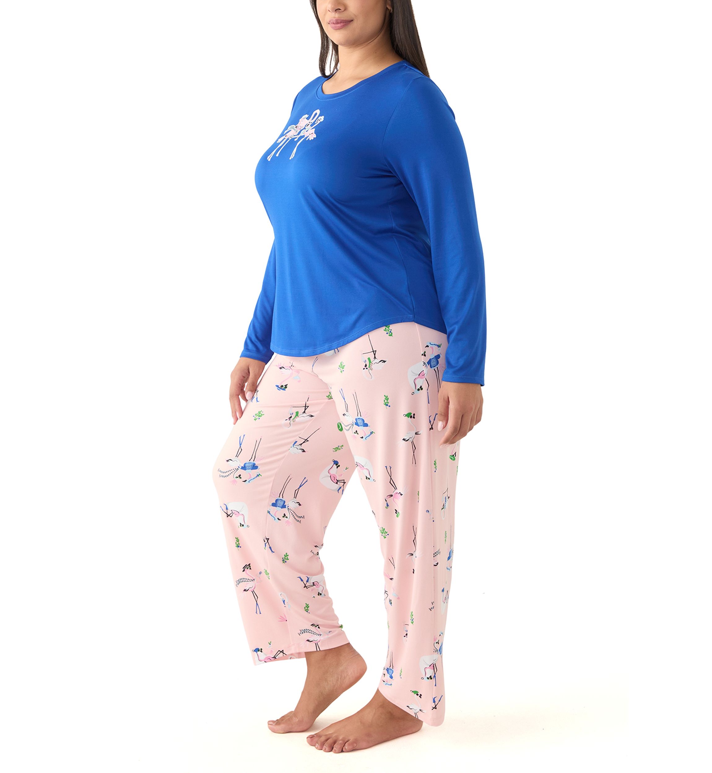 Plus Size Timeless Soft Jersey Pajama Set
