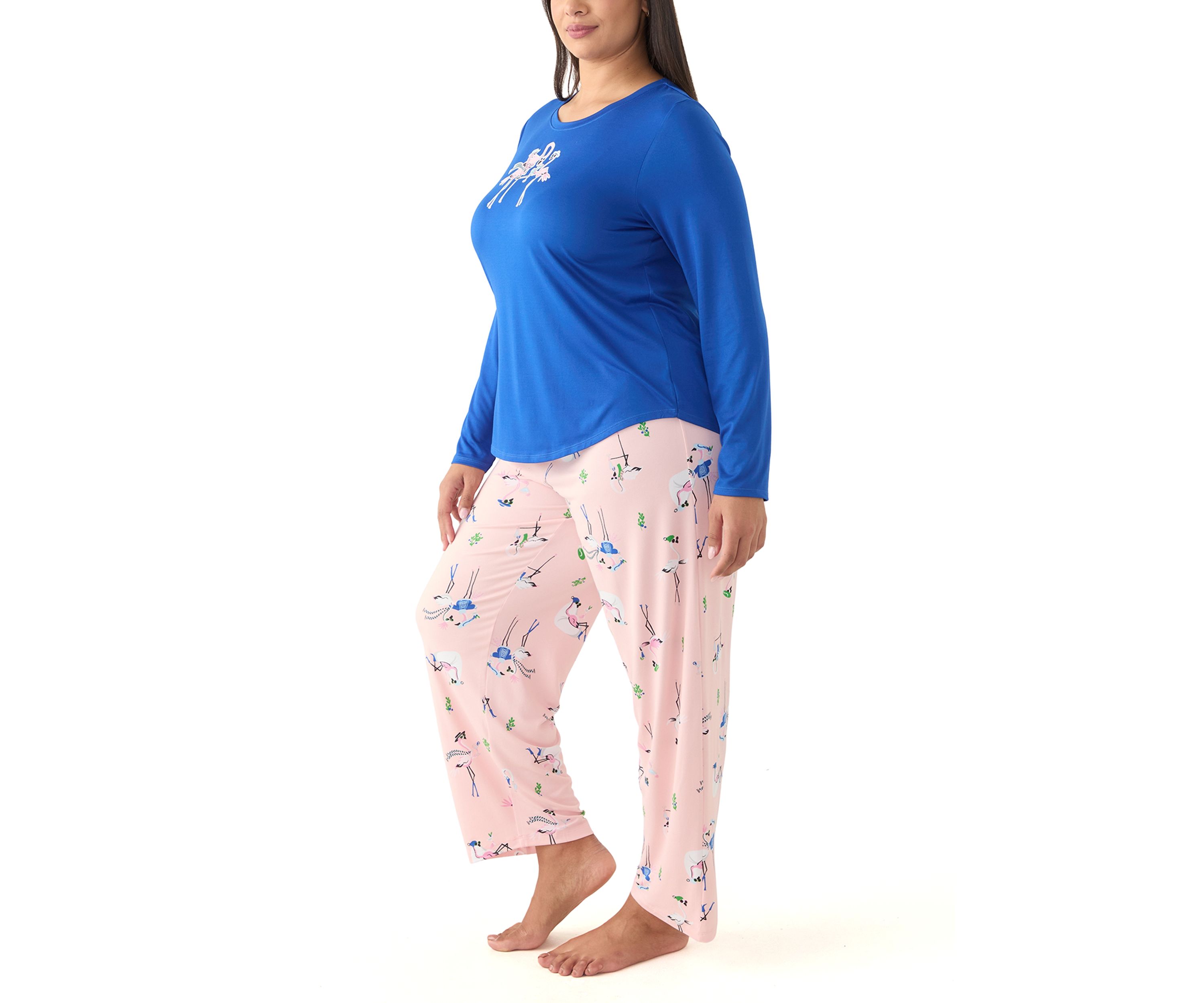 Plus Size Timeless Soft Jersey Pajama Set