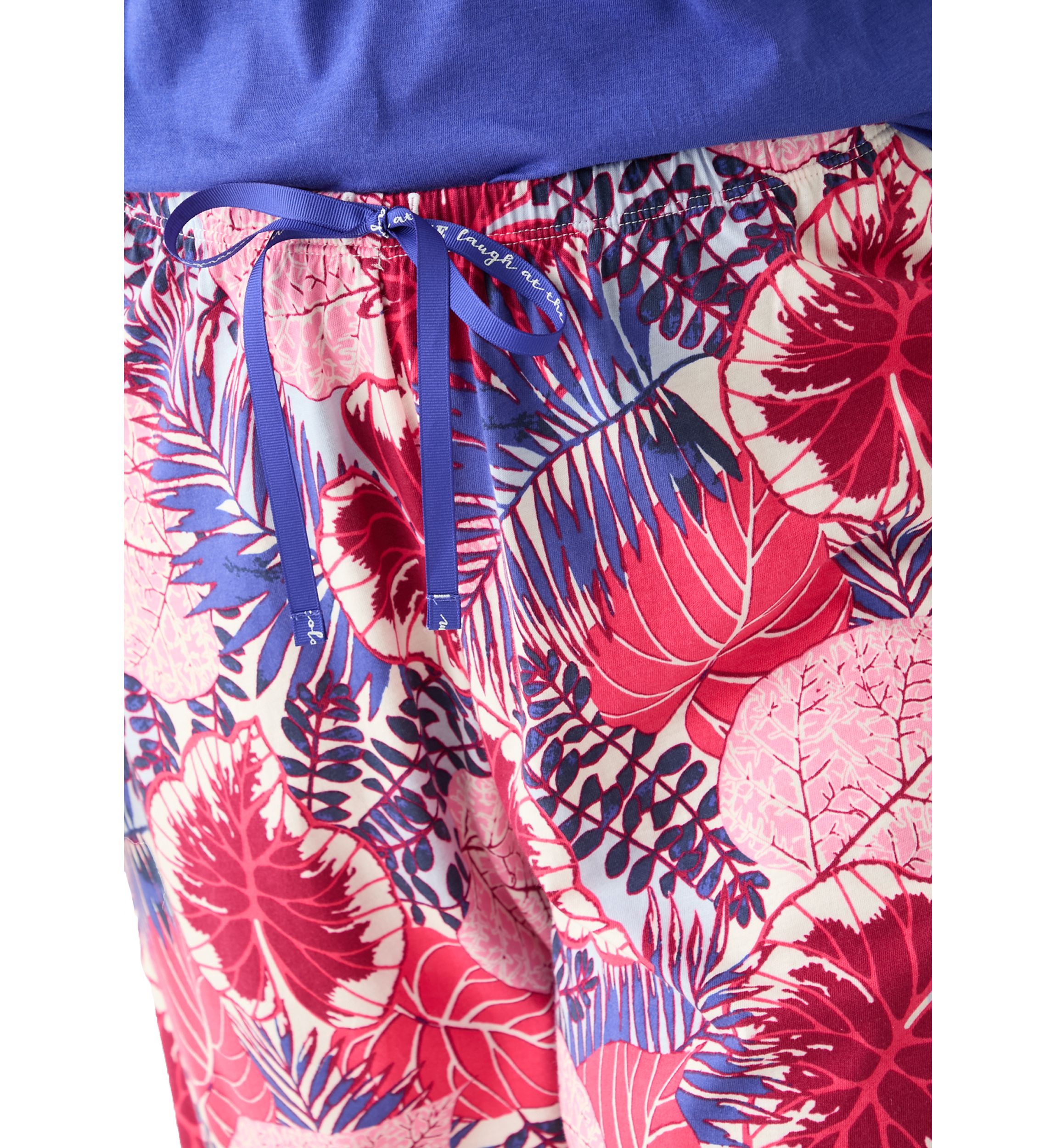 Plus Size Printed Pajama Pants