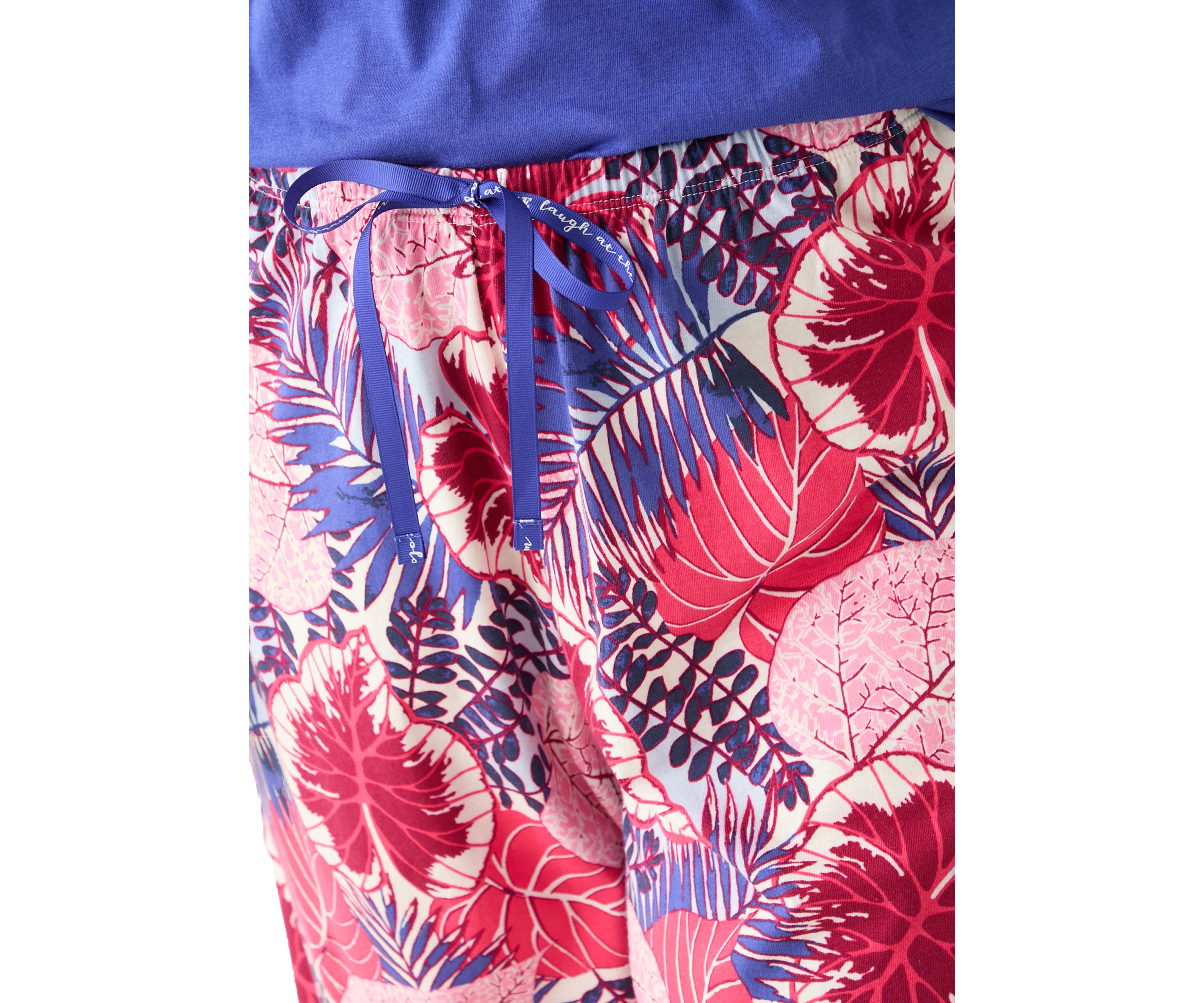 Plus Size Printed Pajama Pants