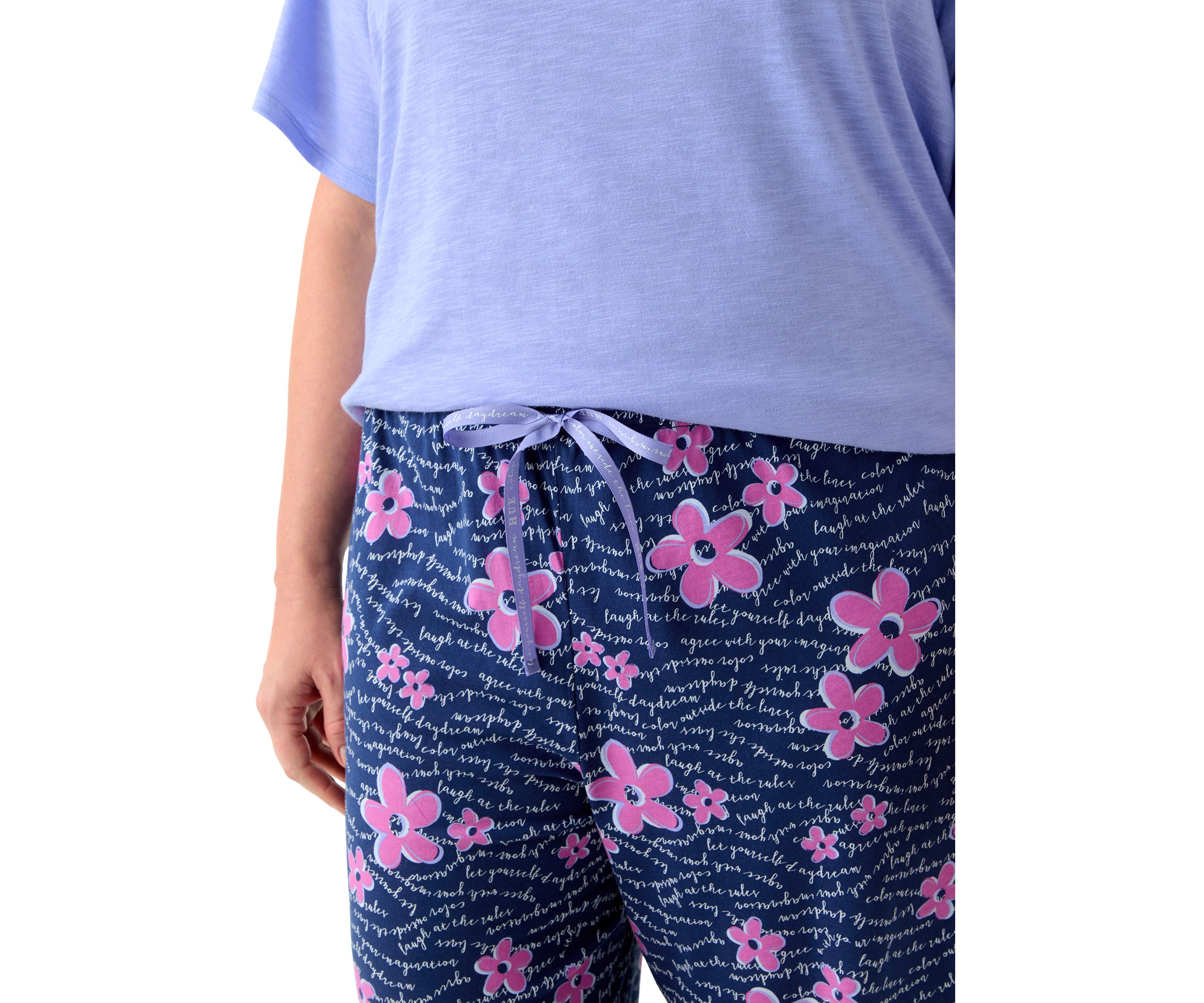 Plus Size Printed Pajama Pants