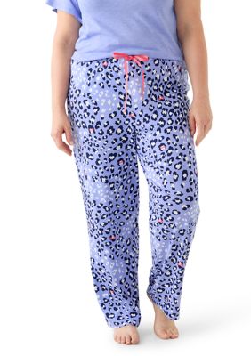 Plus Size Printed Pajama Pants