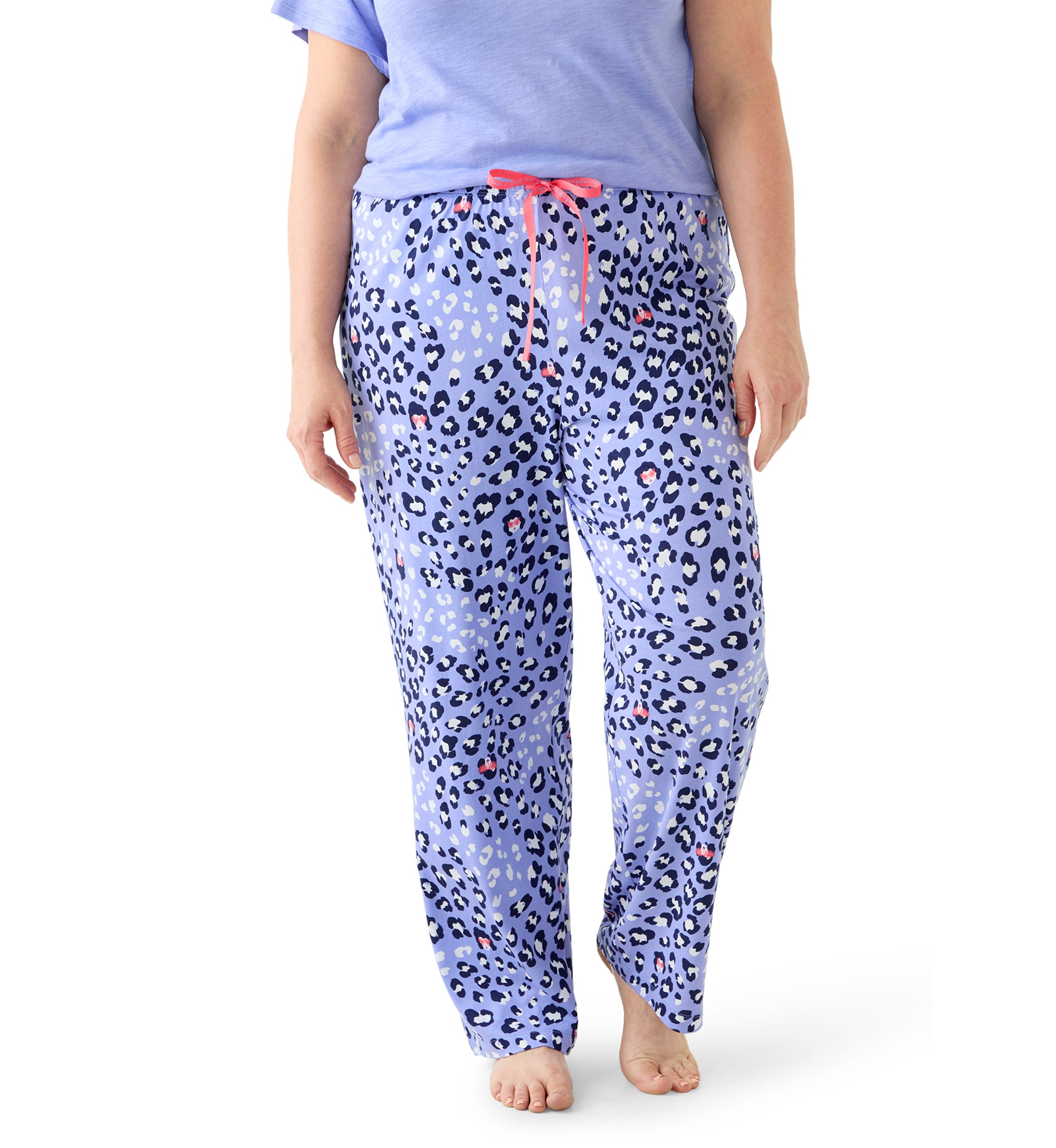 Plus Size Printed Pajama Pants