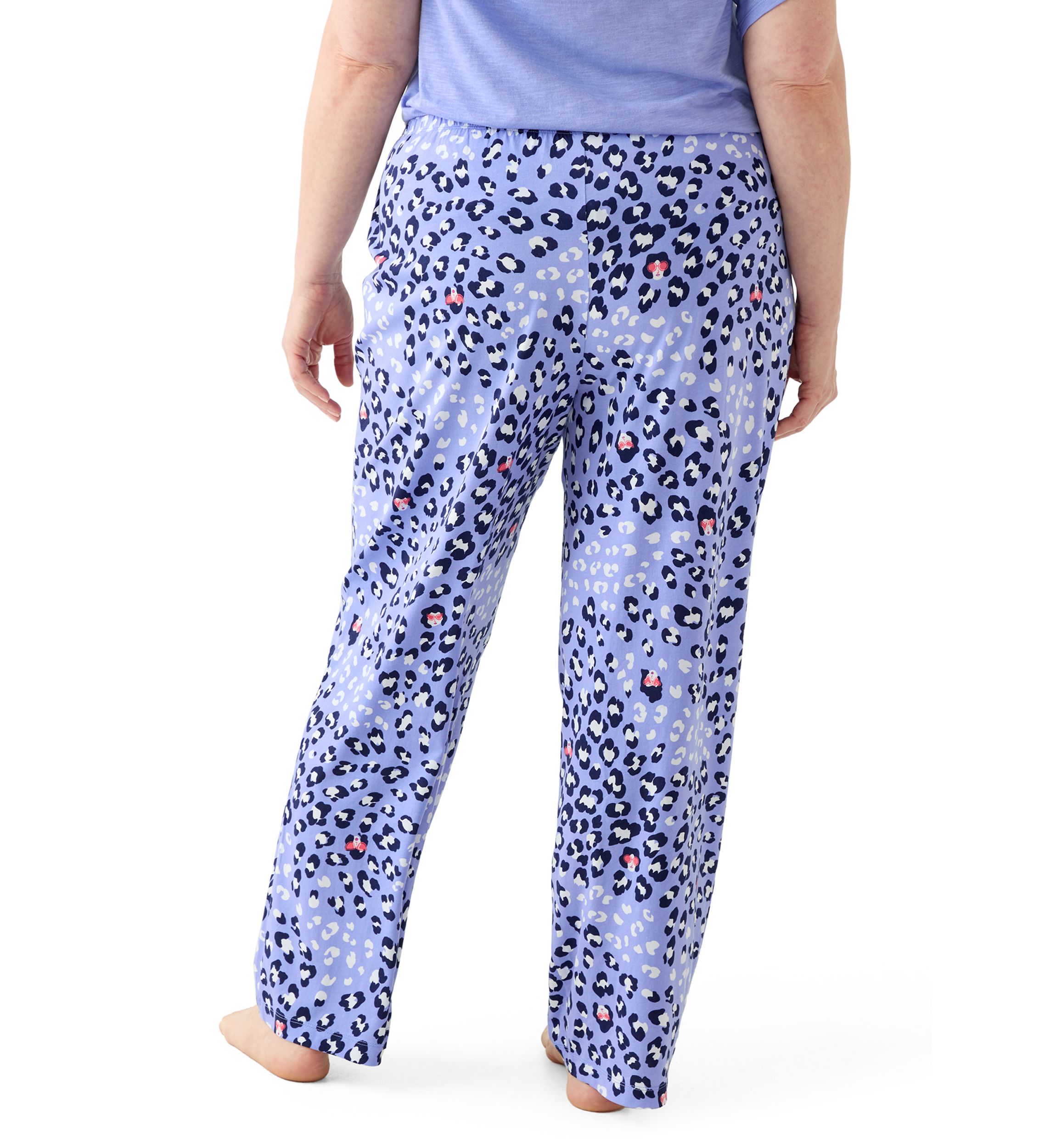 Plus Size Printed Pajama Pants