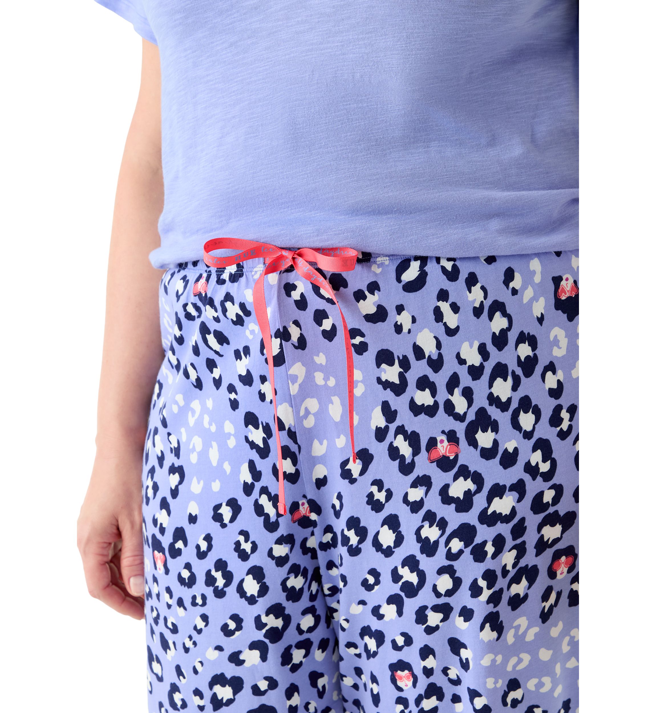 Plus Size Printed Pajama Pants
