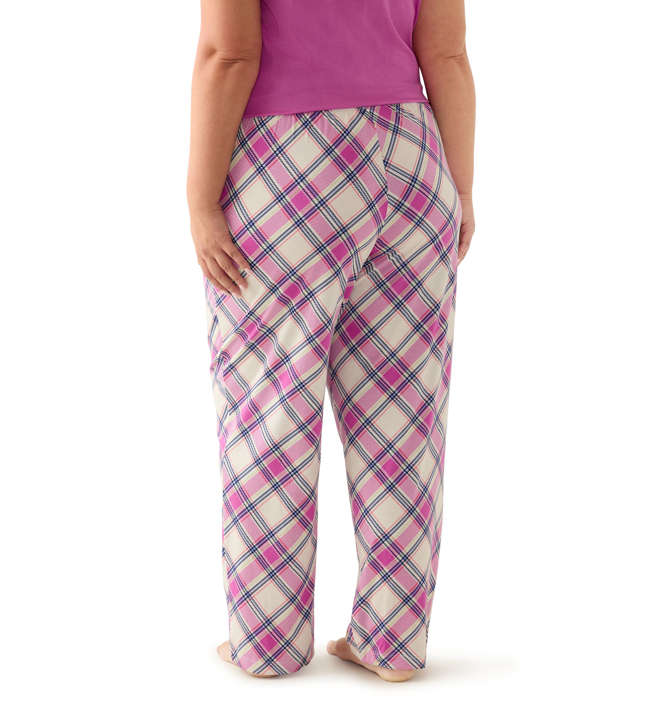 Plus Size Printed Pajama Pants