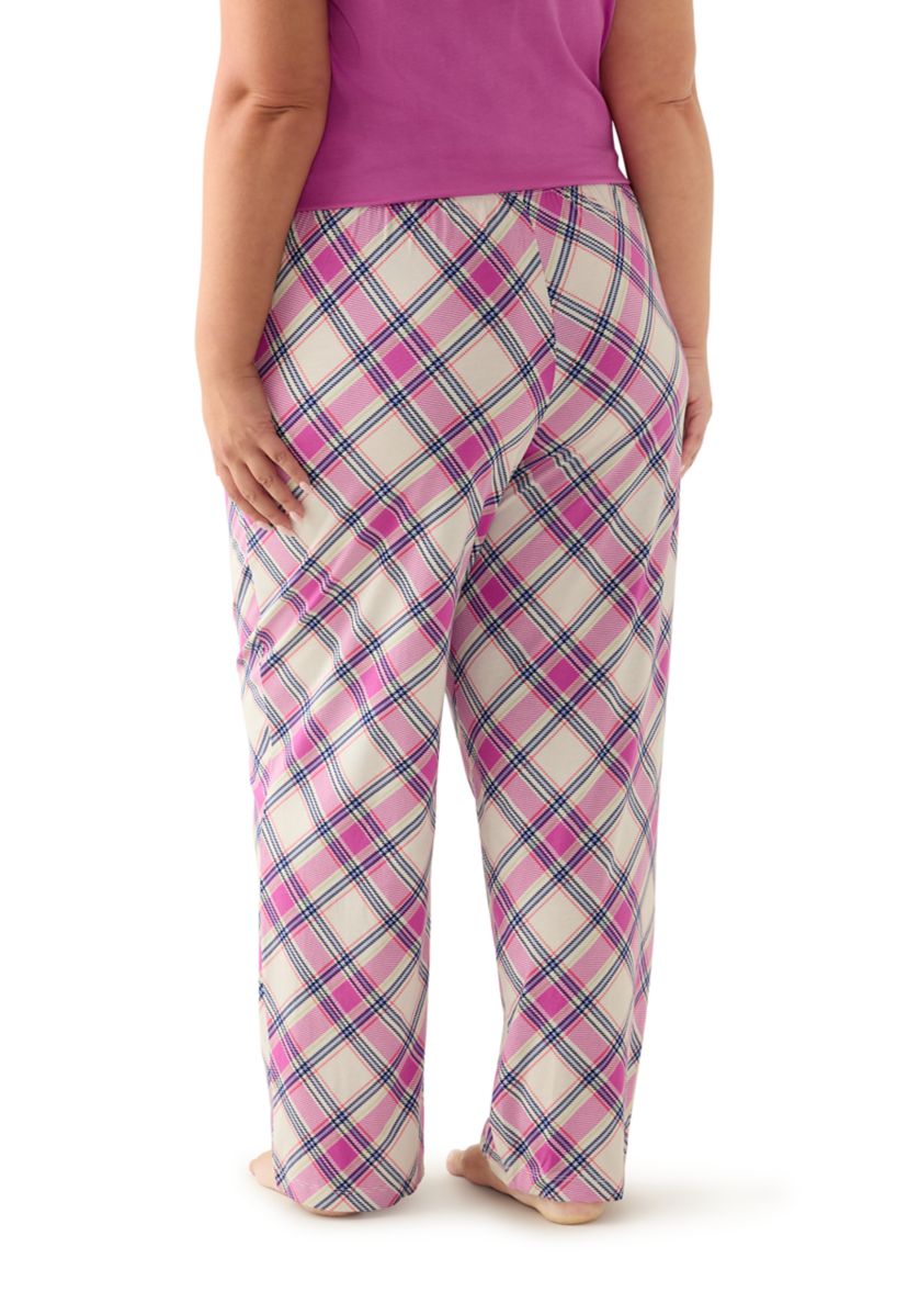 Plus Size Printed Pajama Pants