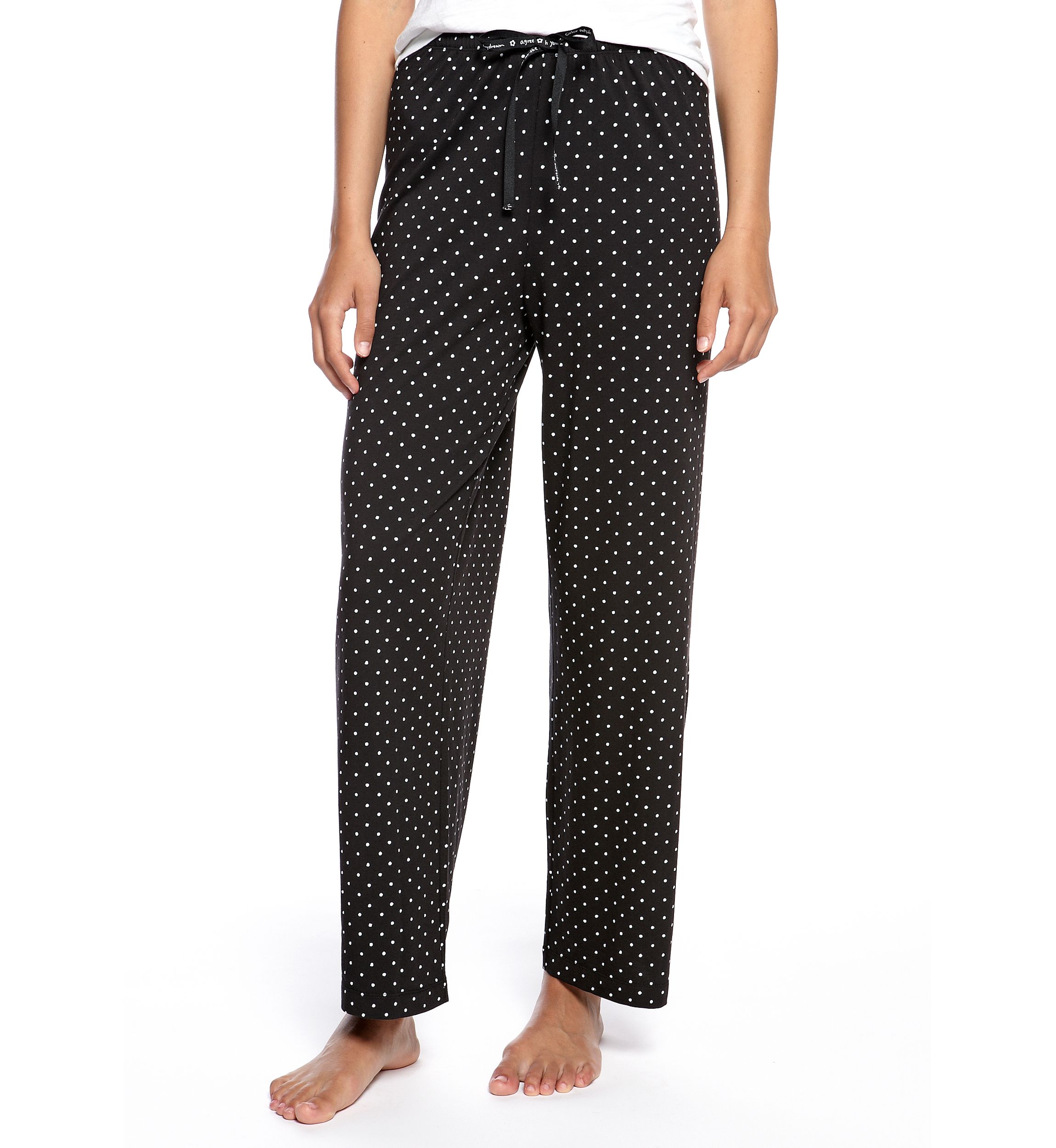 Plus Size Sleepwell Printed Knit Pajama Pants with Temperature Regulating Technology