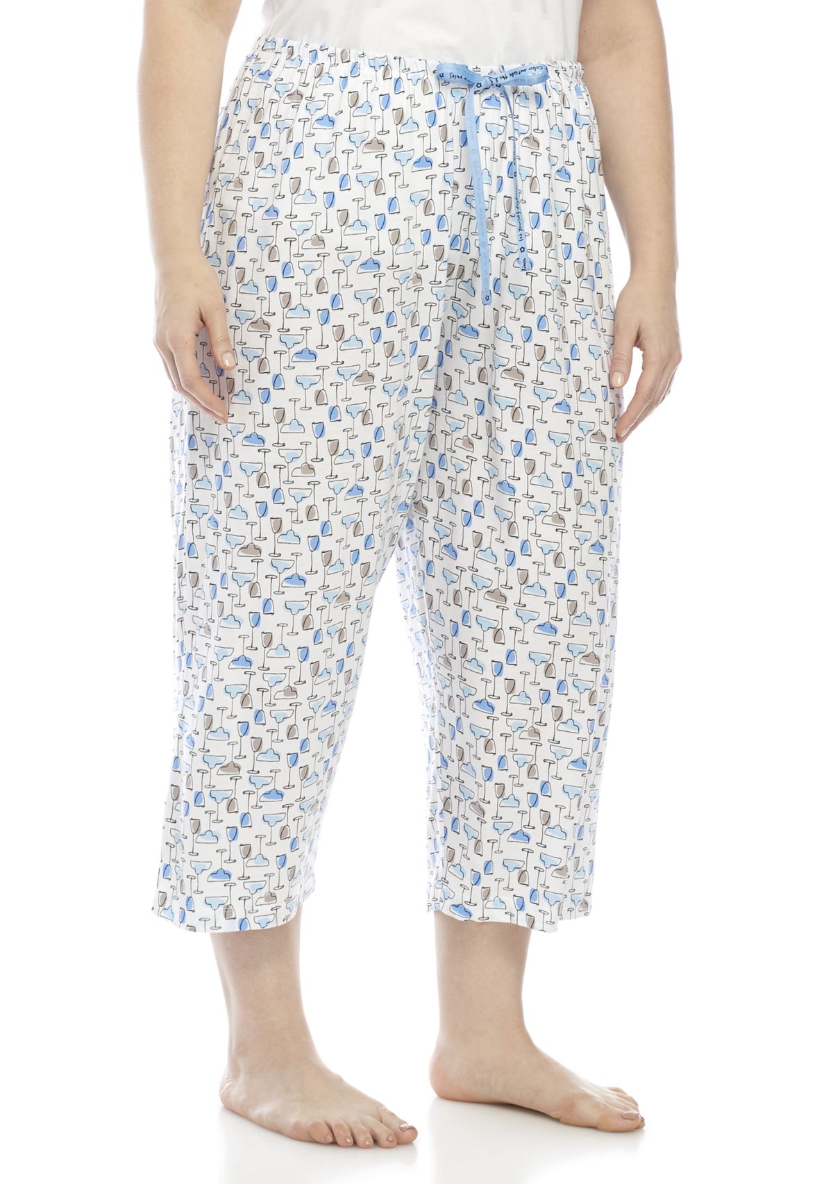Icy Margarita Capri Pants