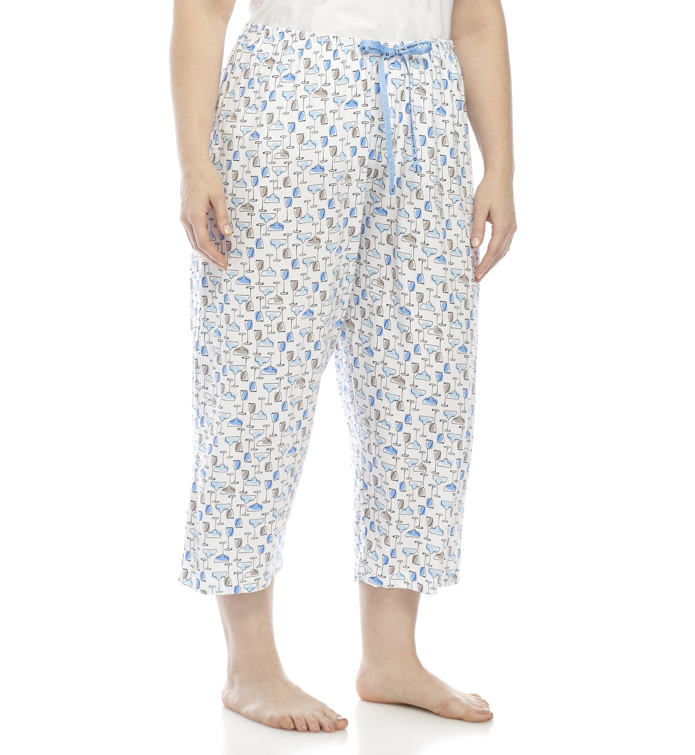 Icy Margarita Capri Pants